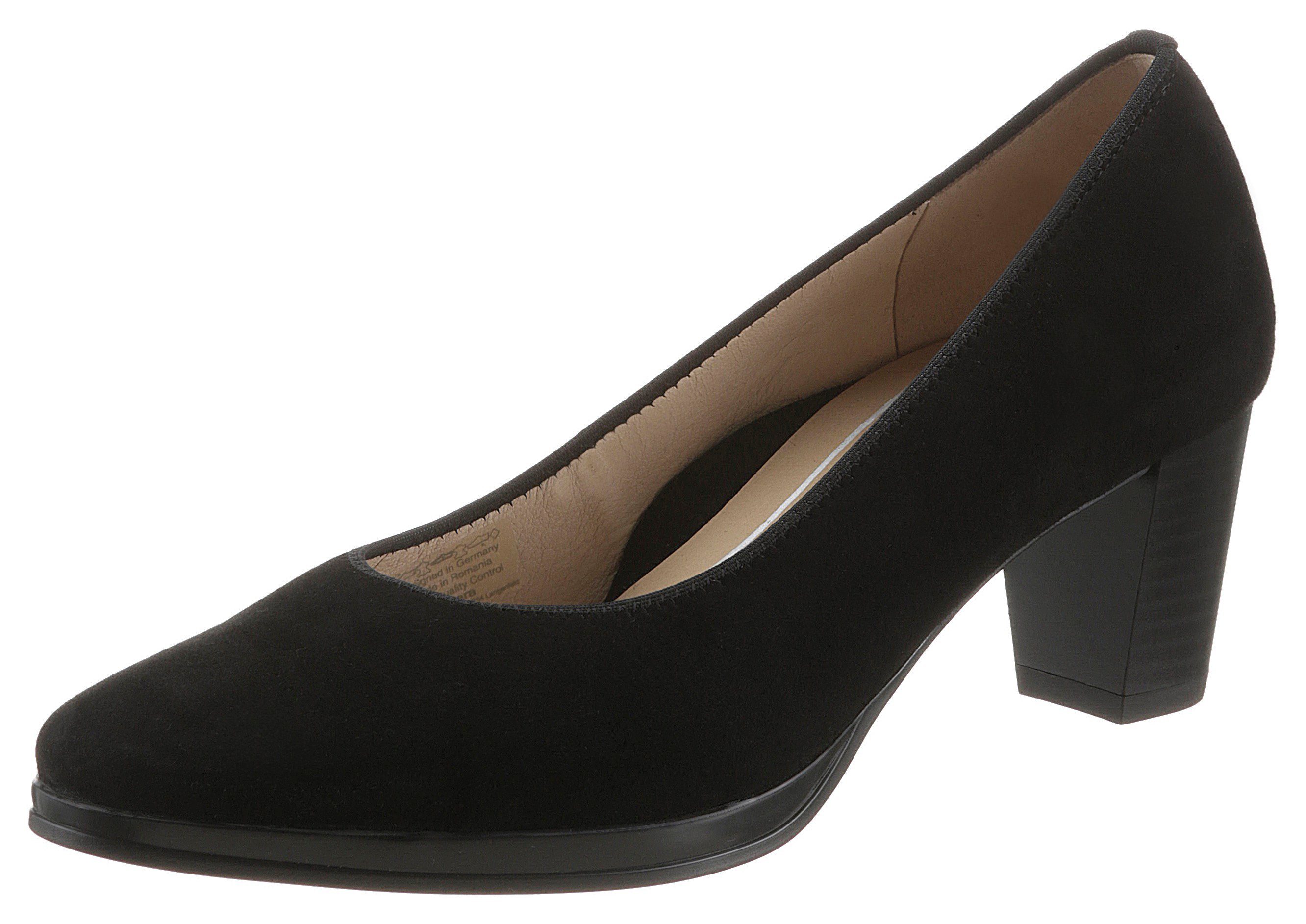 Pumps schwarz 13436-01 mit Ara kleinem ORLY Plateau