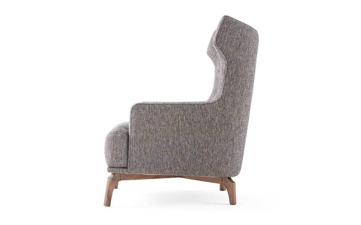In Europe (Sessel), Design Sessel JVmoebel Grau Relax Textil Sitzer Sessel Sessel Relaxsessel Modern Made Luxus