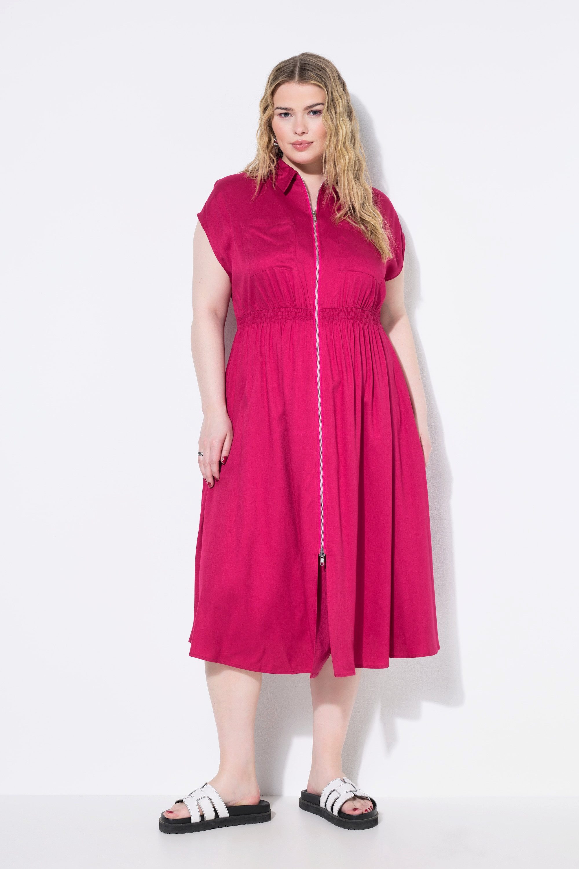 Studio Untold Midikleid Maxikleid A-Line Zipper günstig online kaufen