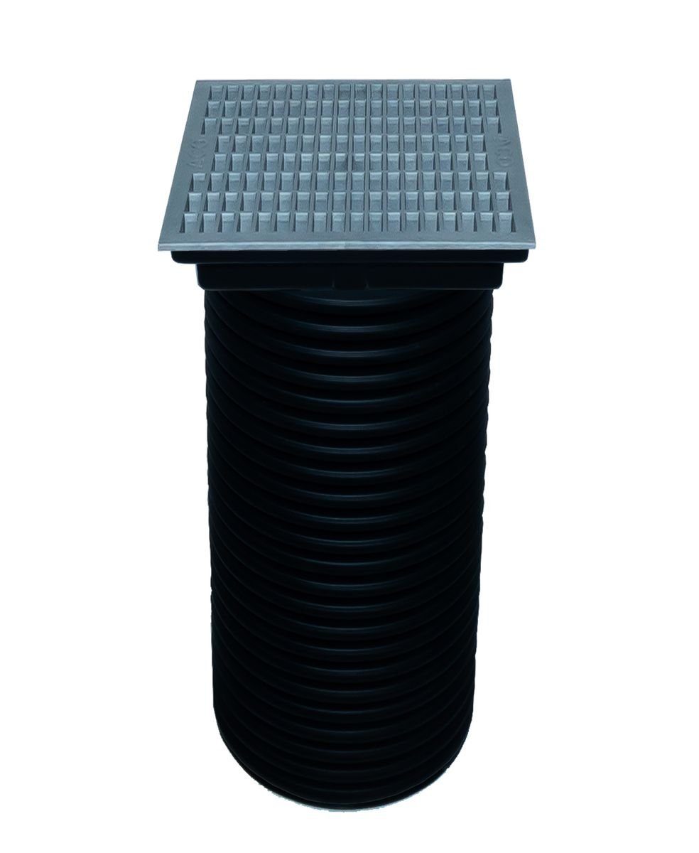 ACO Severin Ahlmann GmbH & Co. KG Entwässerungsrinne Versickerungsschacht - Aufnahmevolumen bis zu 700 l, 2-St., inkl. Vlies zur Ummantelung des Schachtes