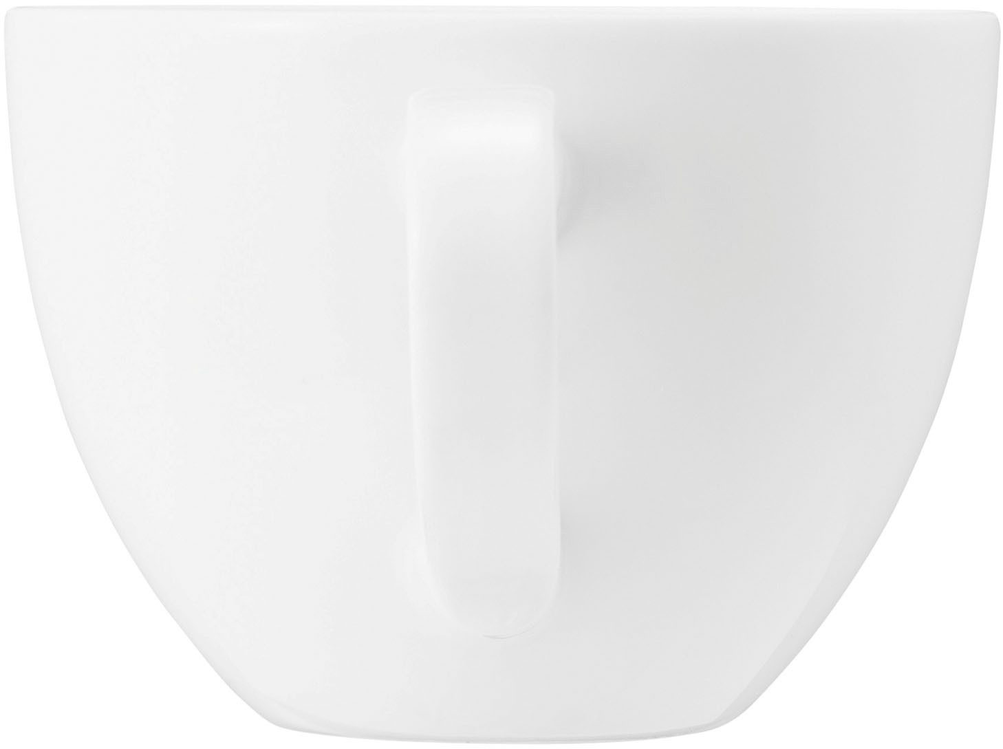 Seltmann Weiden Kombiservice Geschirr-Set, Service Beat (30-tlg), 6 Personen, Porzellan, Geschirr, Teller, Tassen, Rillendekor, 30 Teile, für 6 Personen