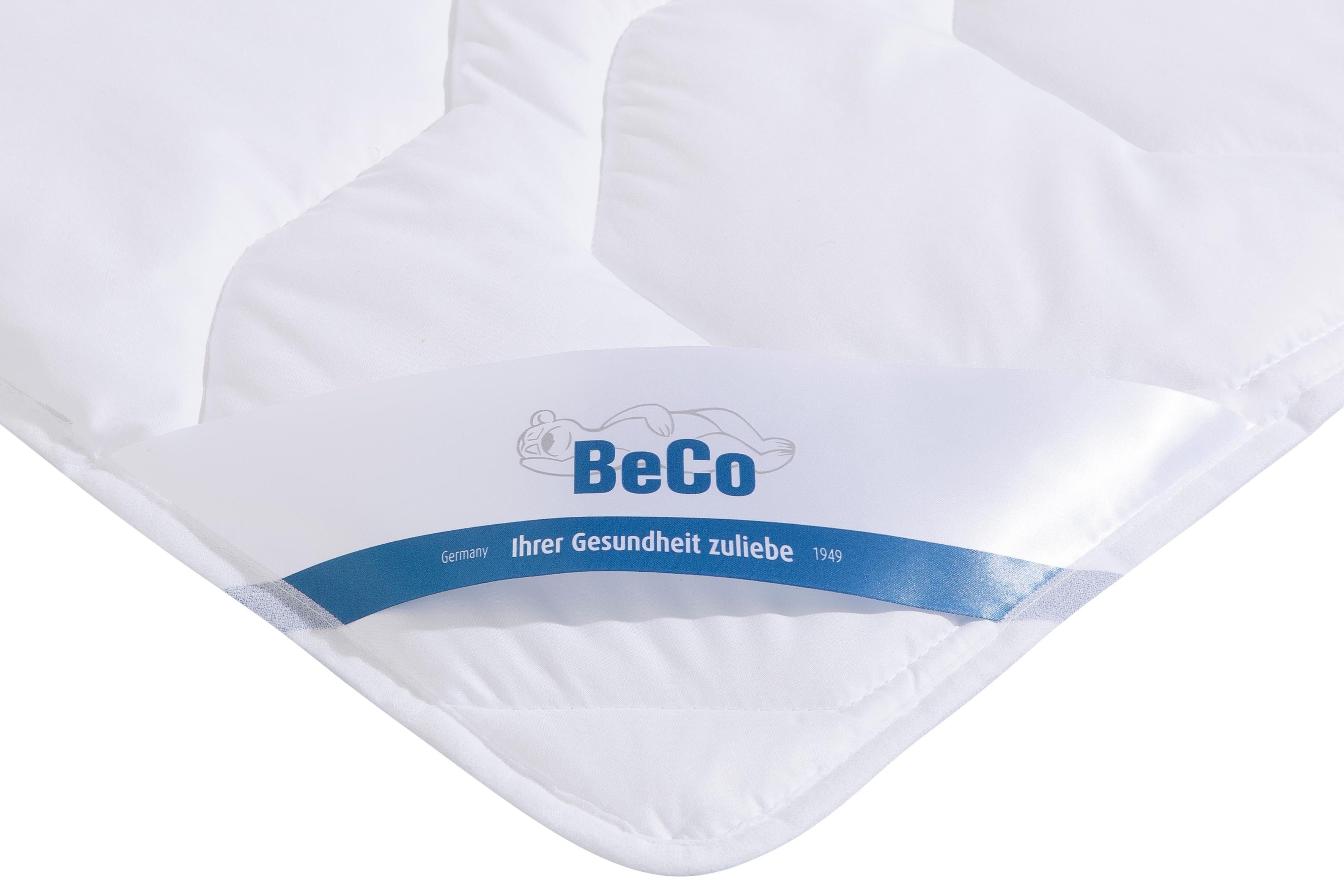 und Antibac, 100% hohen Hausstauballergiker Hygieneansprüchen Füllung: Personen Kunstfaserbettdecke, Microfaser, für Beco, Ideal mit Polyester, Bezug: