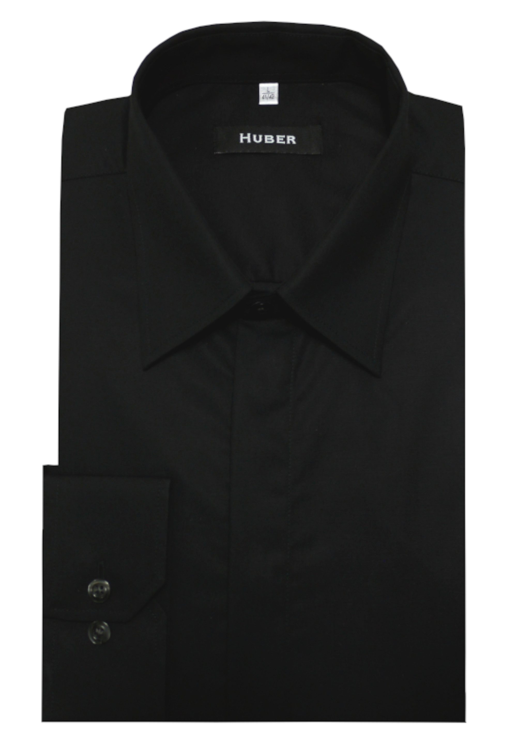 Huber Hemden Langarmhemd HU-0081 Kentkragen, Verdeckte Leiste, Regular Fit- günstig online kaufen