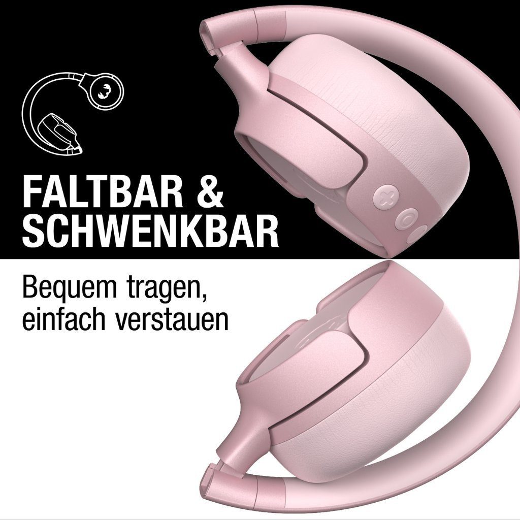 wireless Bis Fuse Freiheit, Fresh´n Lange Pink Stunden) 30 Smokey Faltbares Design, (Kabellose zu Rebel Kopfhörer Wiedergabezeit: Code