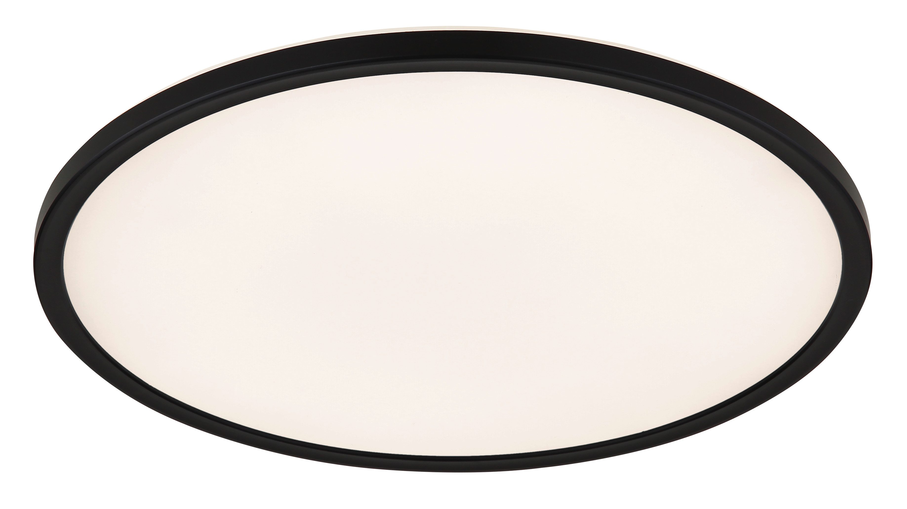 GLOBO LIGHTING Deckenleuchte SAPANA, LED fest integriert, Deckenleuchte Schwarz, Kunststoff, dimmbar, Memory, LED 24W