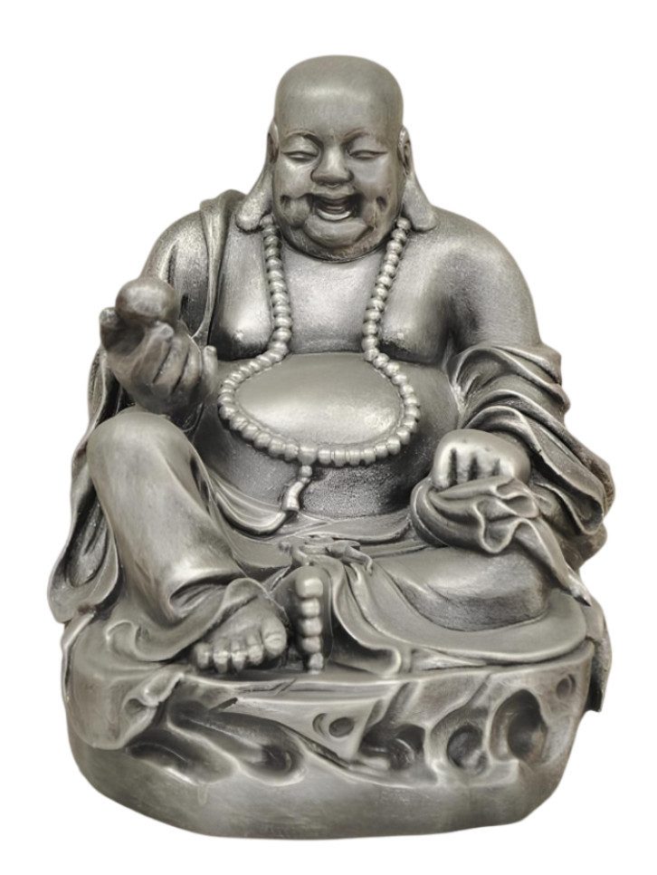 JVmoebel Buddhafigur Design Buddha Figur Statue Skulptur Figuren Skulpturen Dekoration Deko (1 St., Buddha sitzt 30 cm Hoch-Material:Acryl/Stuck), Made in Europa