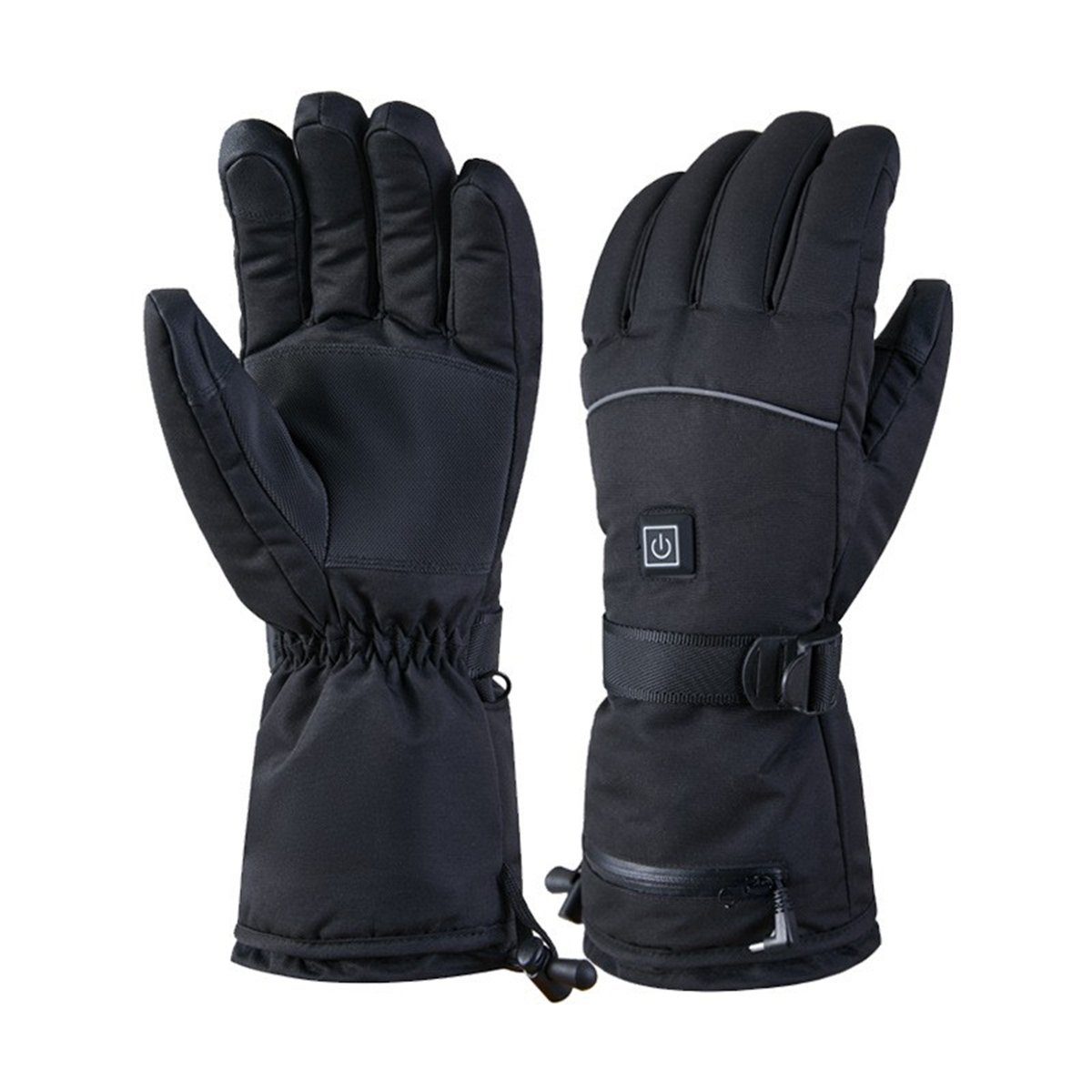 Beheizbare Handschuhe Winterhandschuhe autolock Touchscreen Winddicht fur kifahren Fahrradhandschuhe Fahrradhandschuhe Radfahren Wandern Ski
