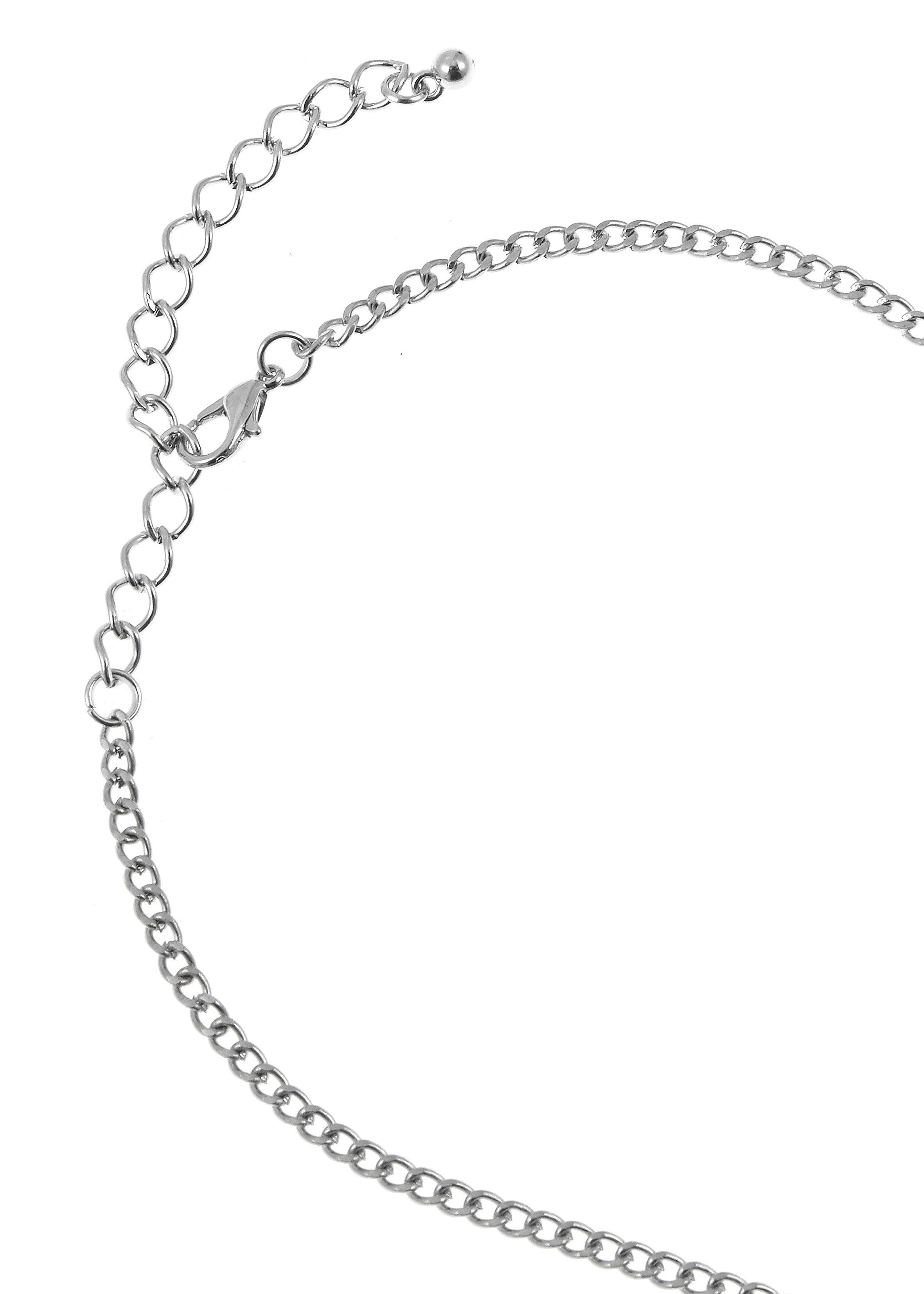 LASCANA Lange Kette Halskette mit Traumfänger Anhänger, mit Ornament und Tassel, Kette mit Anhänger, Halsschmuck – Bild 3 von 5