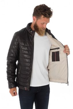 OAKWOOD Lederjacke Footlose Choco 505 weiche Nappaleder, gespteppt