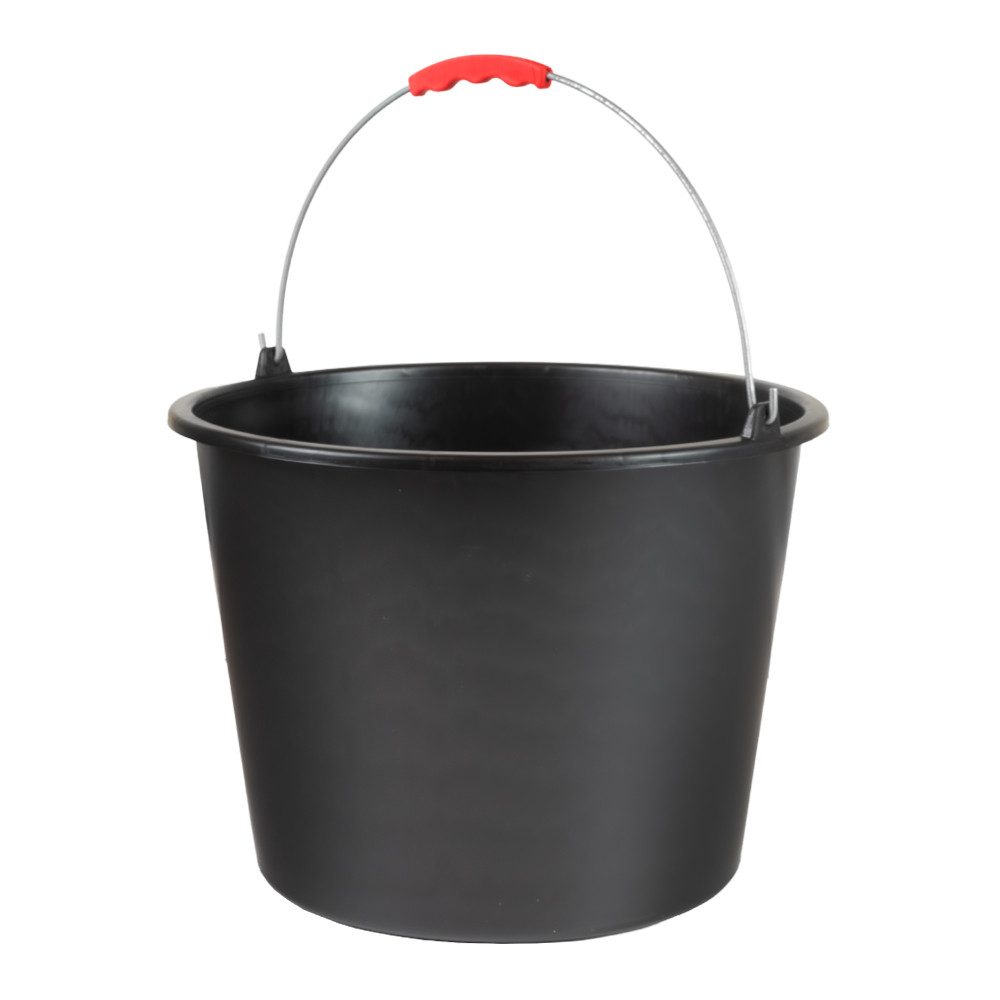 Prima-Online Baueimer 5 Set Mörtelkübel Baueimer 12L I 16L I 20L bequemer Griff, 20 Liter