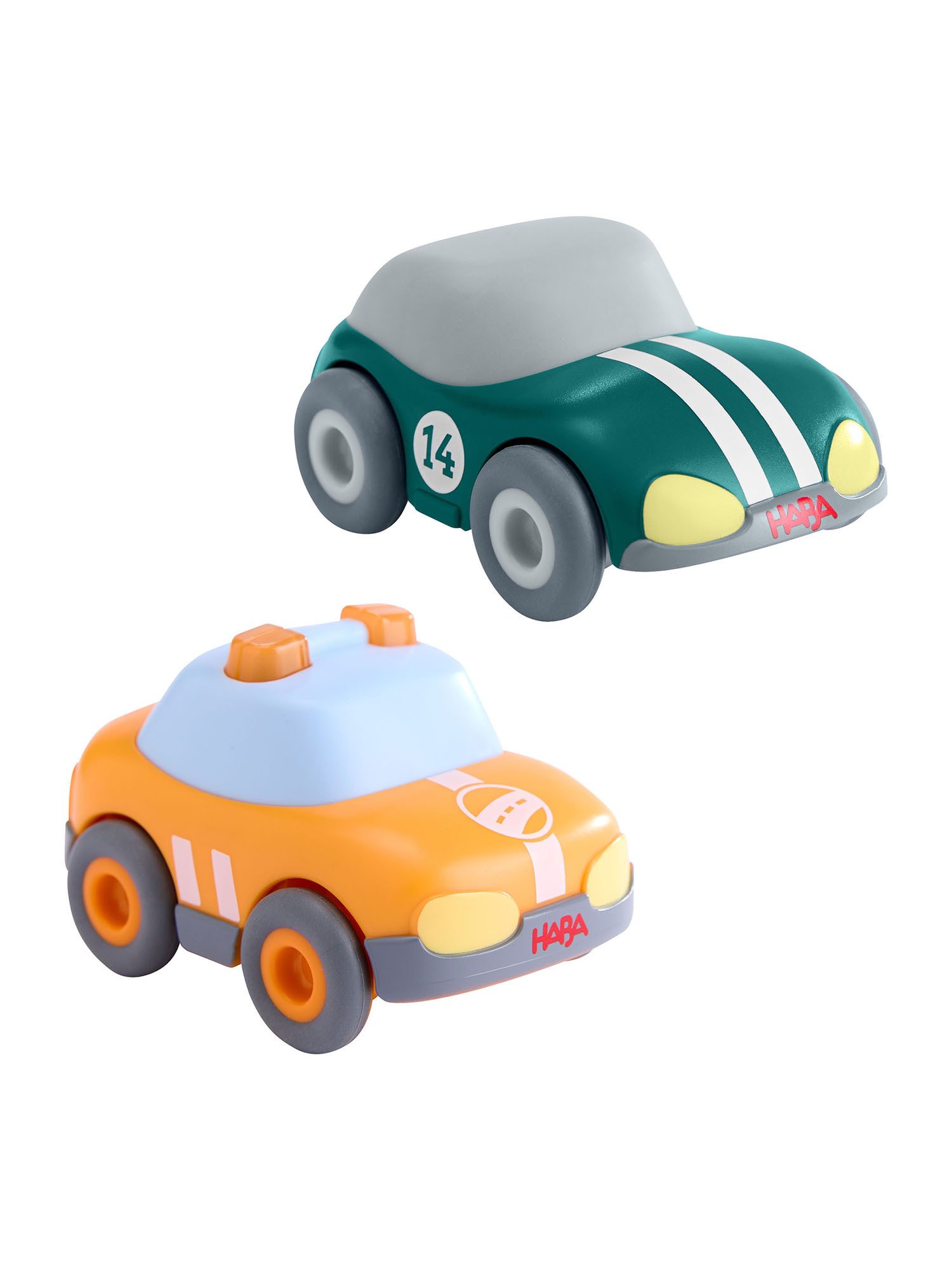 Haba Spielzeug-Auto Set Grüner Flitzer & Safety Car, unisex neutral