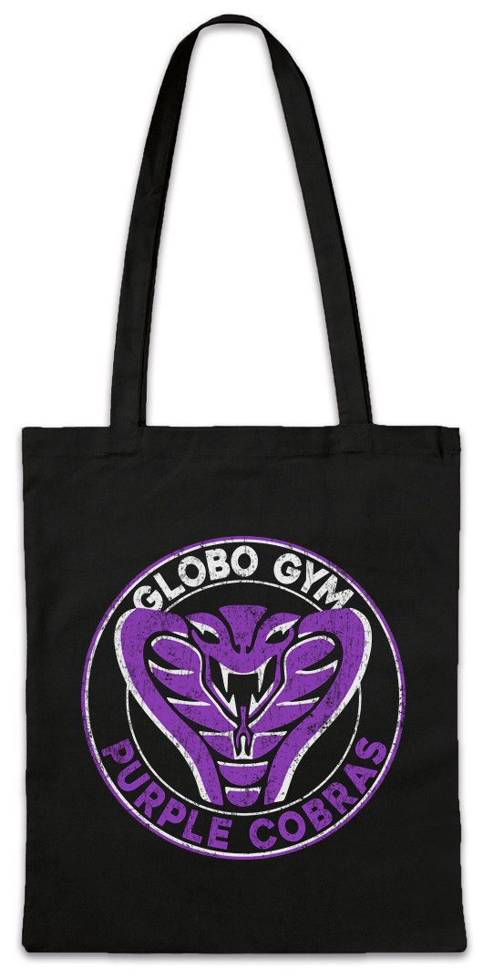 Beuteltasche Purple Cobras Stofftasche Dodgeball Globy Gym Logo Fitnessstudio Voll