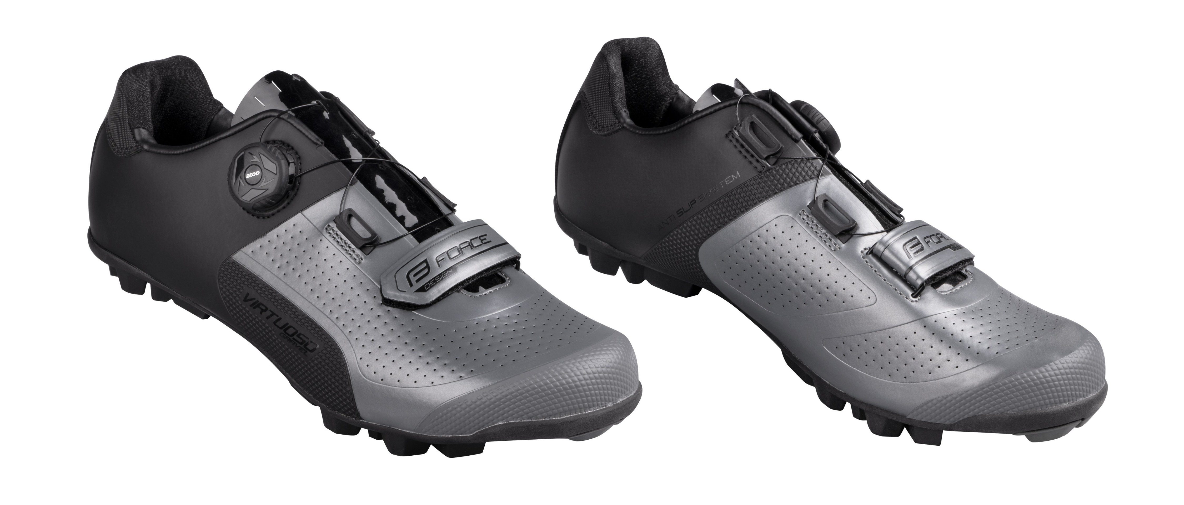 FORCE MTB Обувь FORCE VIRTUOSO GRAVEL schwarz-titan %%% Fahrradschuh