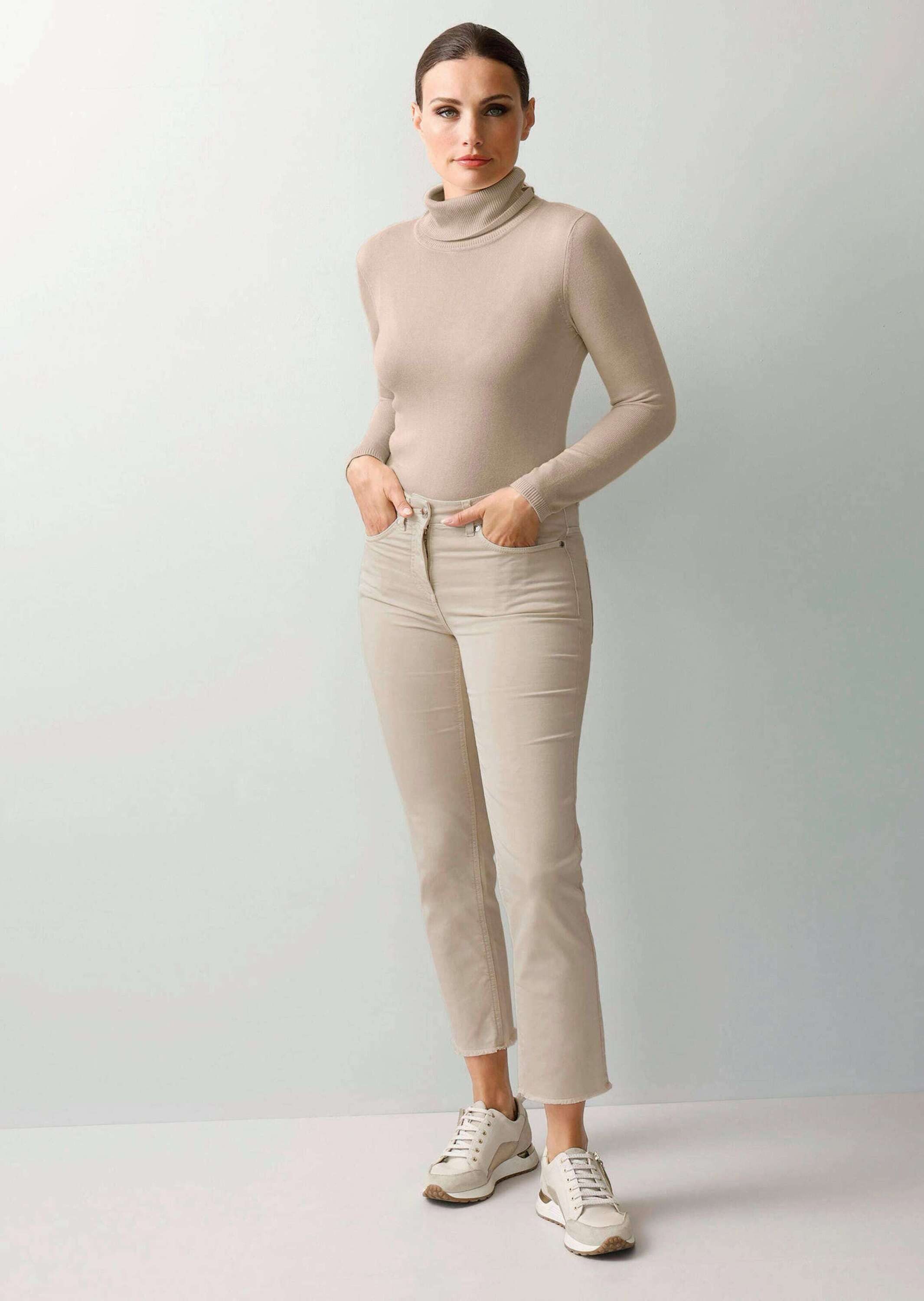 Alba Moda Gerade Jeans 7/8-Twillhose mit günstig online kaufen