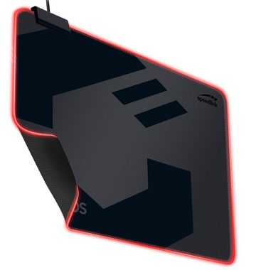 Speedlink Mauspad ORIOS M LED Beleuchtung Gaming Maus-Pad PC, Gaming-Mousepad, Aufrollbar, rutschfest, flach (3mm)