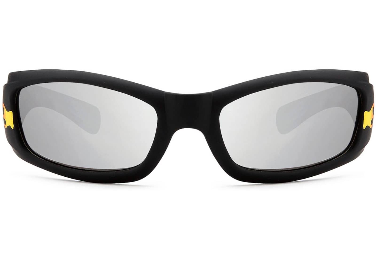 BEZLIT Eyewear Fahrradbrille Jungen Kinder Designer Sonnenbrille, (1-St), mit schwarzen Linsen