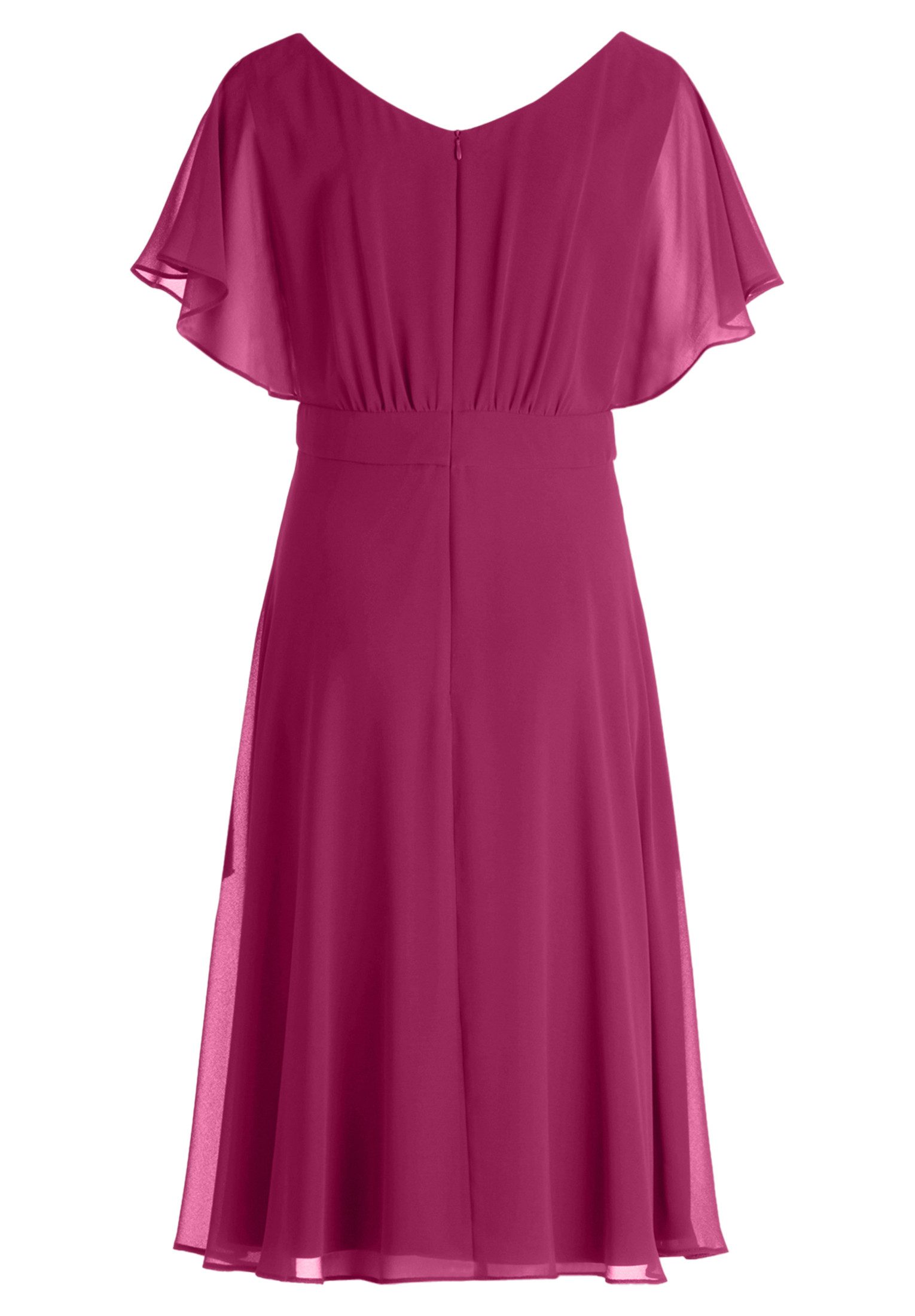 Vera Mont Cocktailkleid Damen kurzarm Raffung