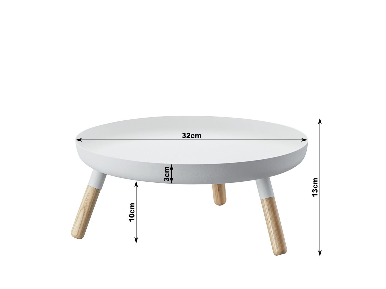 Yamazaki Beistelltisch "Plain" flache Dekoschale 32x13cm, günstig online kaufen