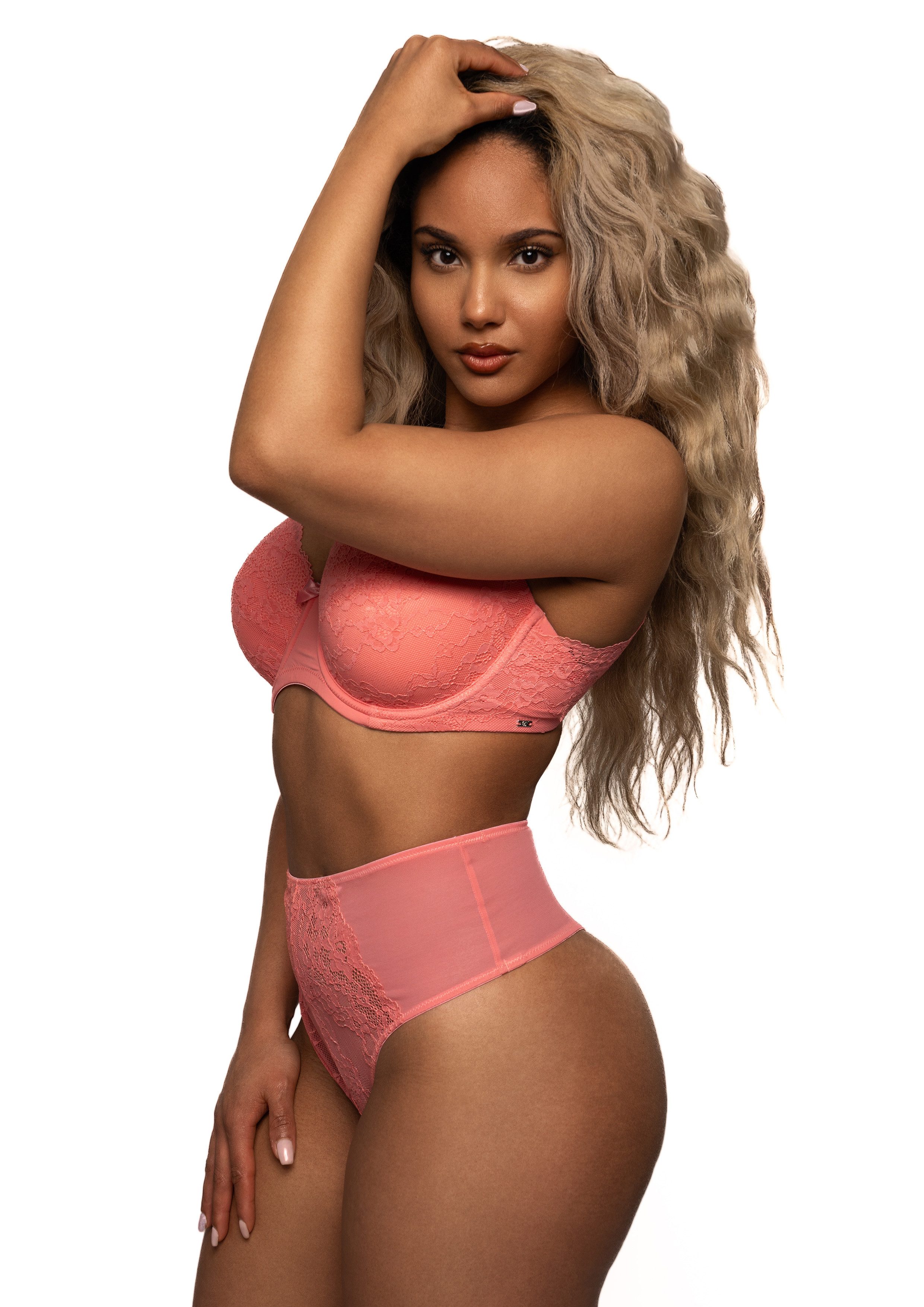 After Eden D-cup & up Panty BO Mit Spitze, leicht durchsichtig, feminin, bequem, weich, elastisch