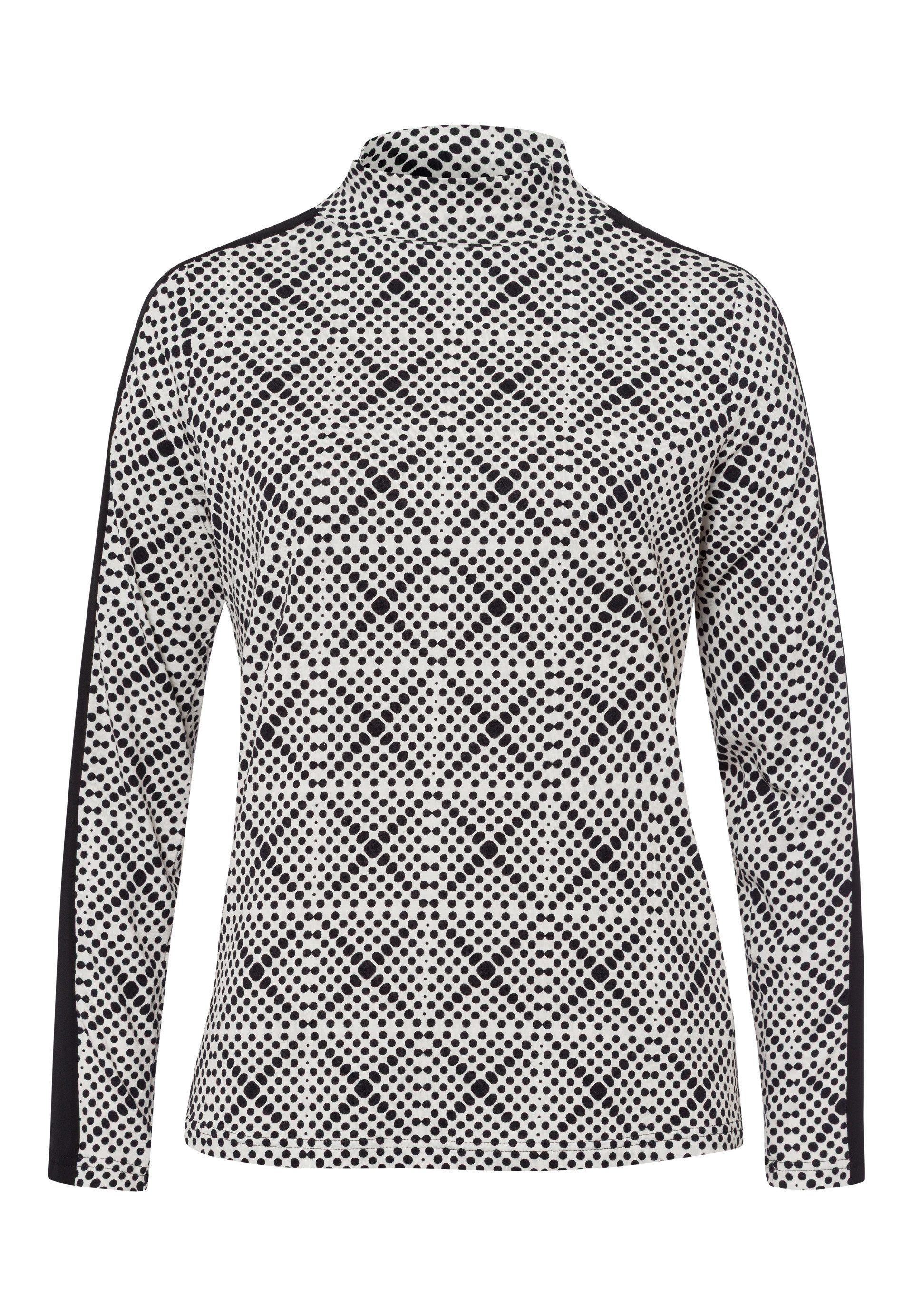 TUZZI T-Shirt Shirt EBONY & IVORY in modernem Punktdesign
