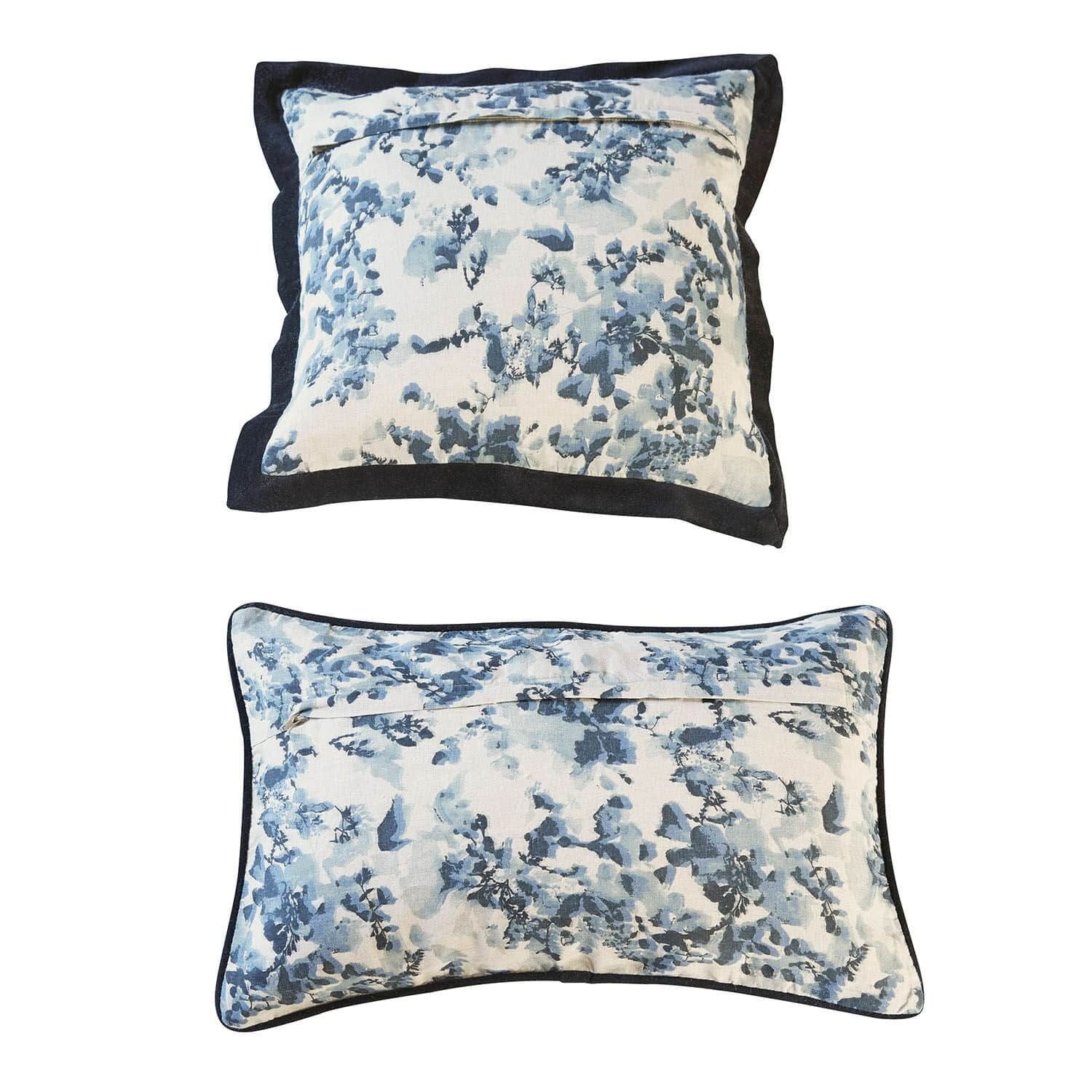 Mirabeau Kissenhülle Kissenhülle 2er Set Miretique blau/weiß