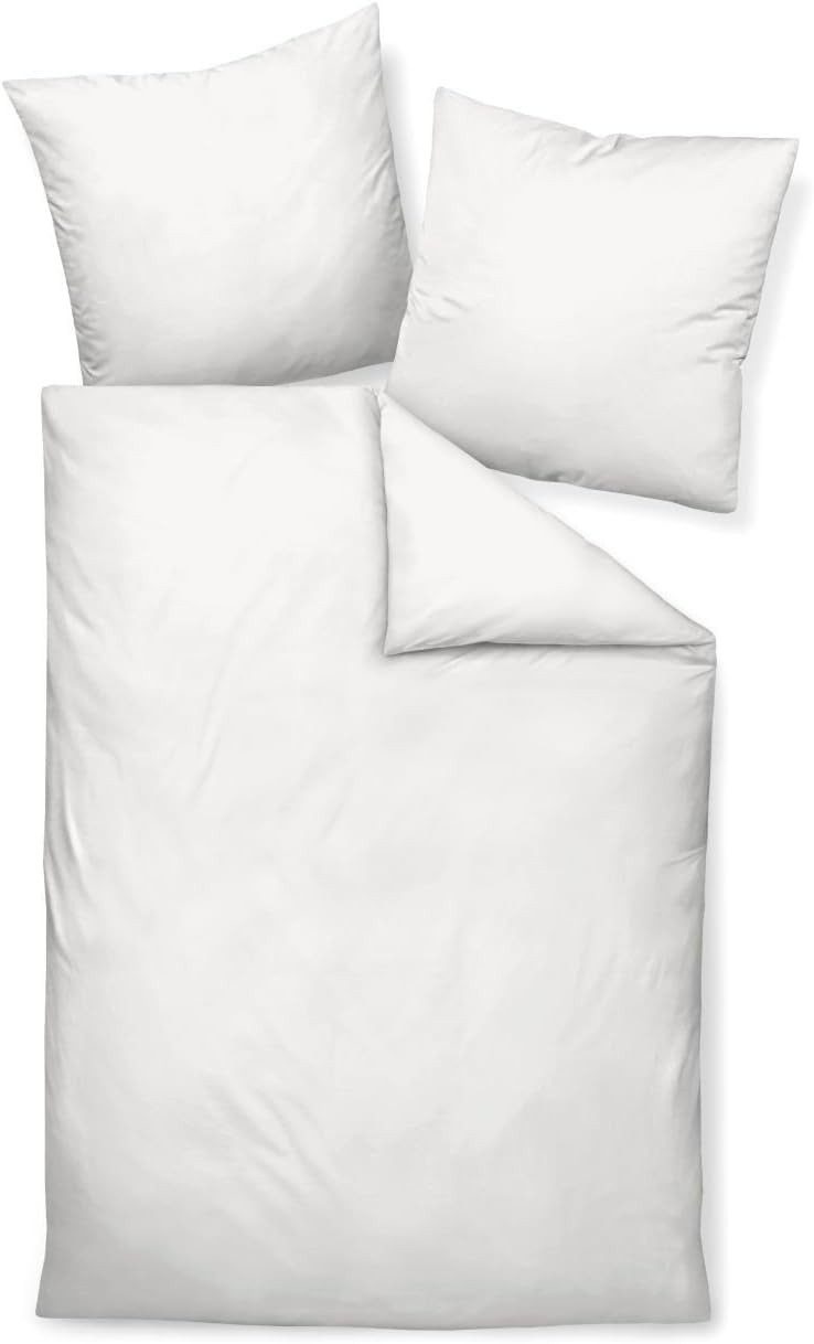 Janine Bettwäsche "Colors 31001" 3 Stk. tlg. feinfädige uni Bettwäsche für günstig online kaufen