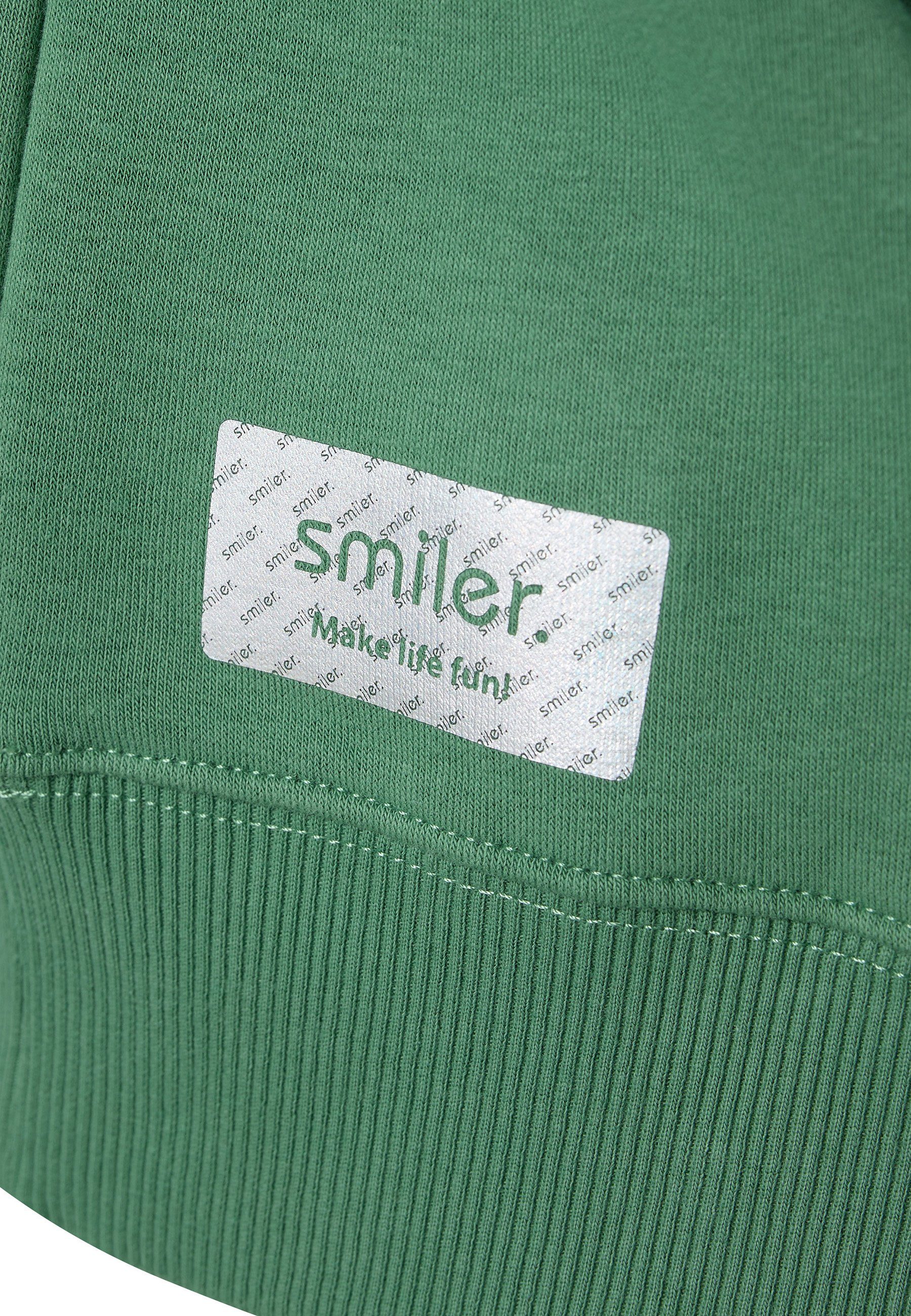 Fleecepullover grün Cuddle. smiler.