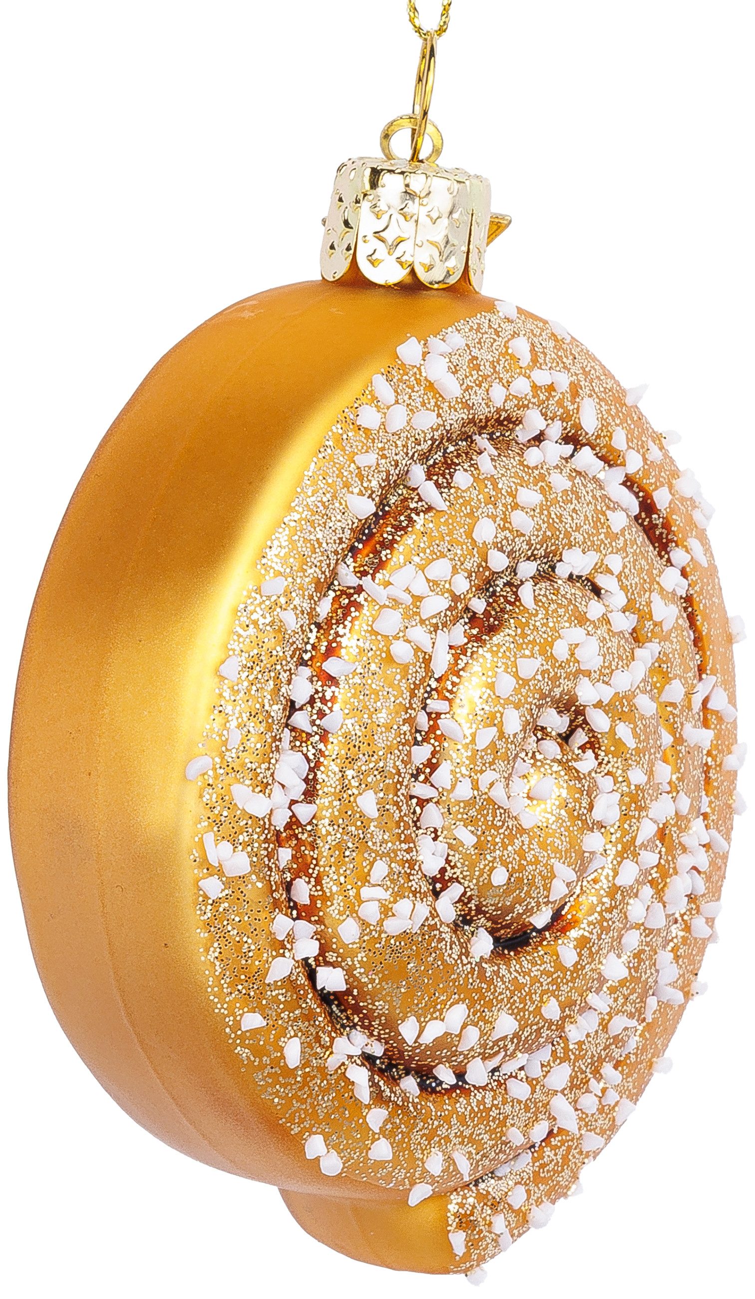 SIKORA Christbaumschmuck Zimtschnecke besondere Weihnachtskugel Glas Anhäng günstig online kaufen