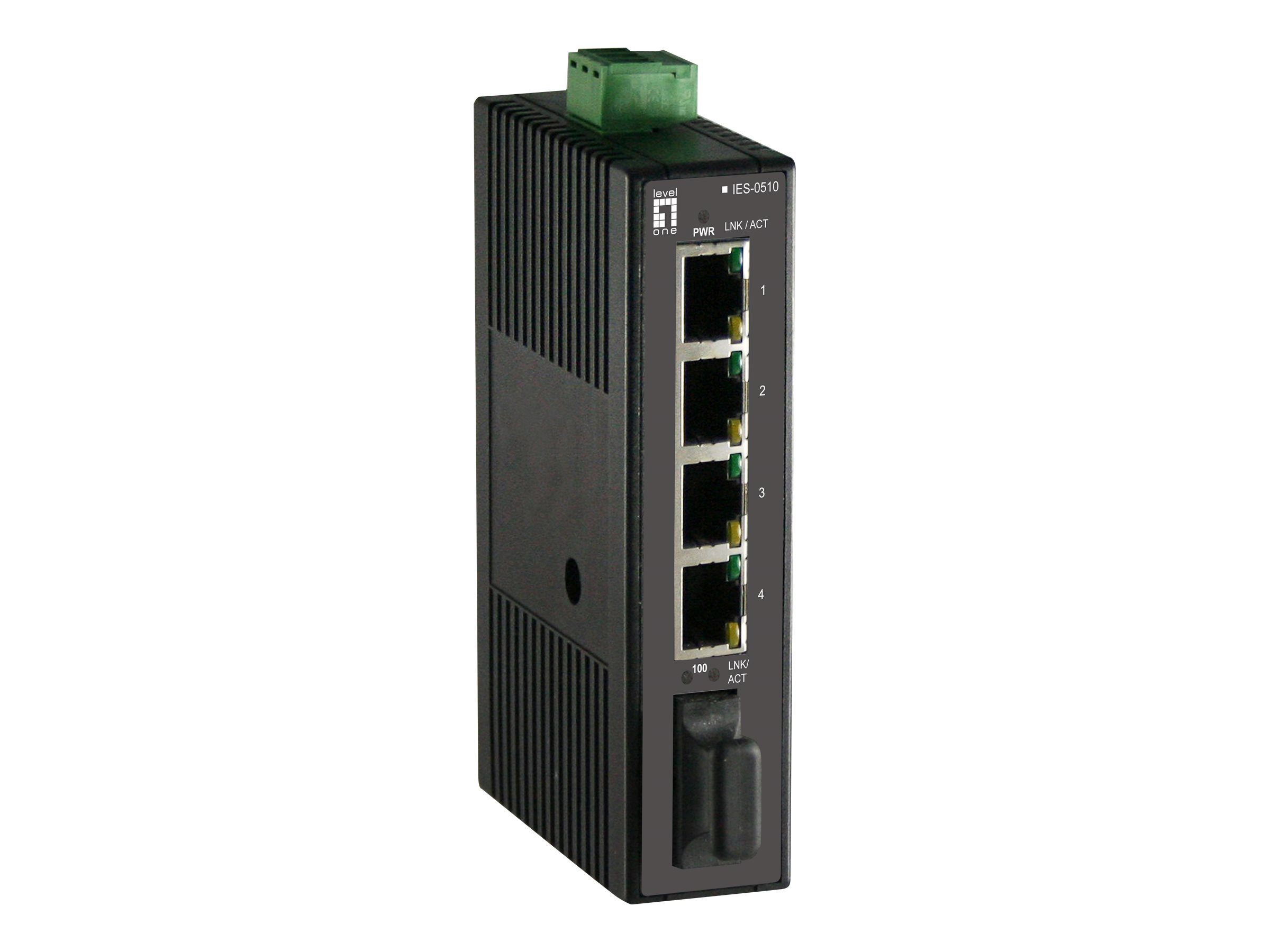 LEVEL ONE 4 FE + 1 MM SC UNMGD SWTCH Netzwerk-Switch