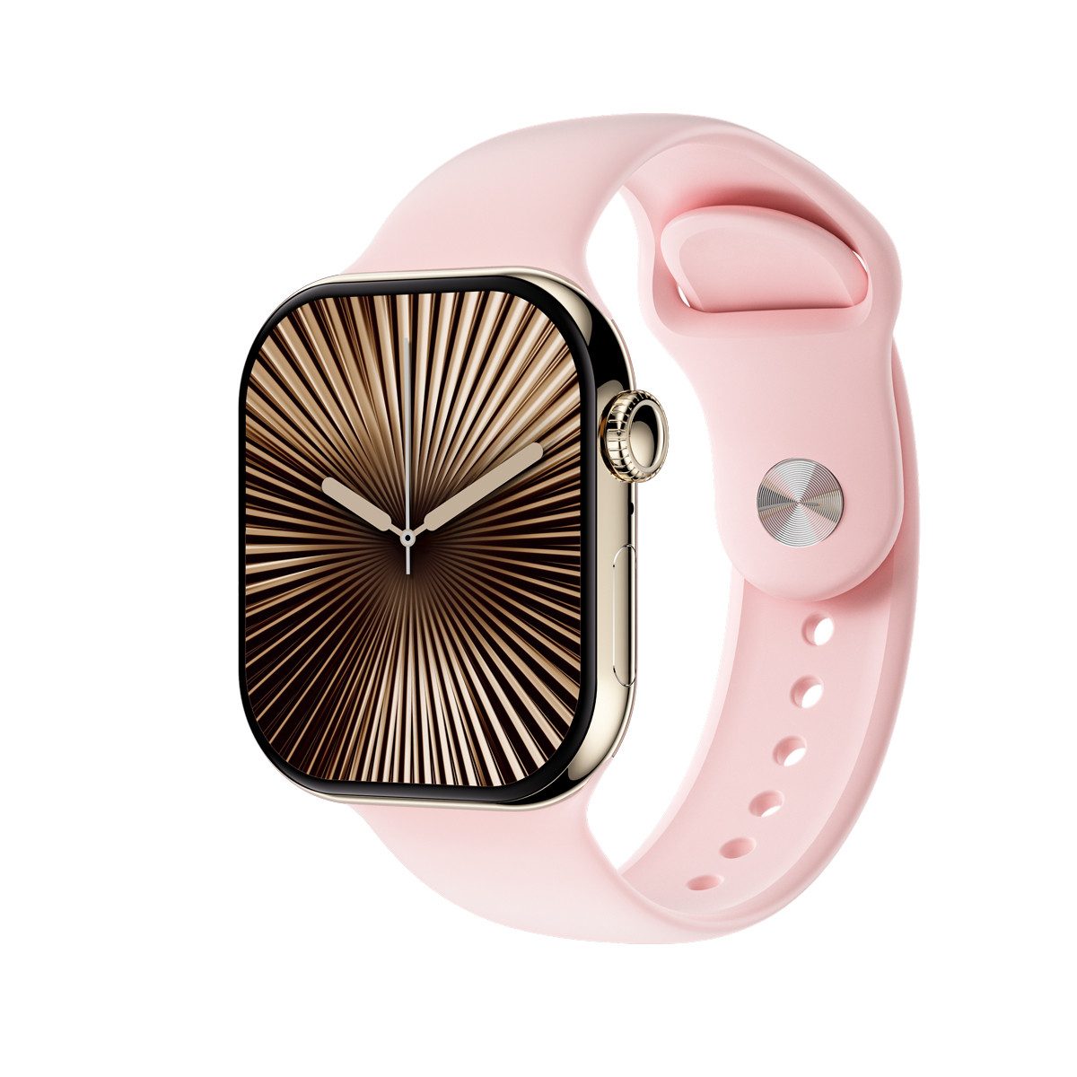 Platinet PSMART10 Smartwatch (4,7 cm/1,85 Zoll), AMOLED Display mit Gesundheitsfunktionen und langer Akkulaufzeit