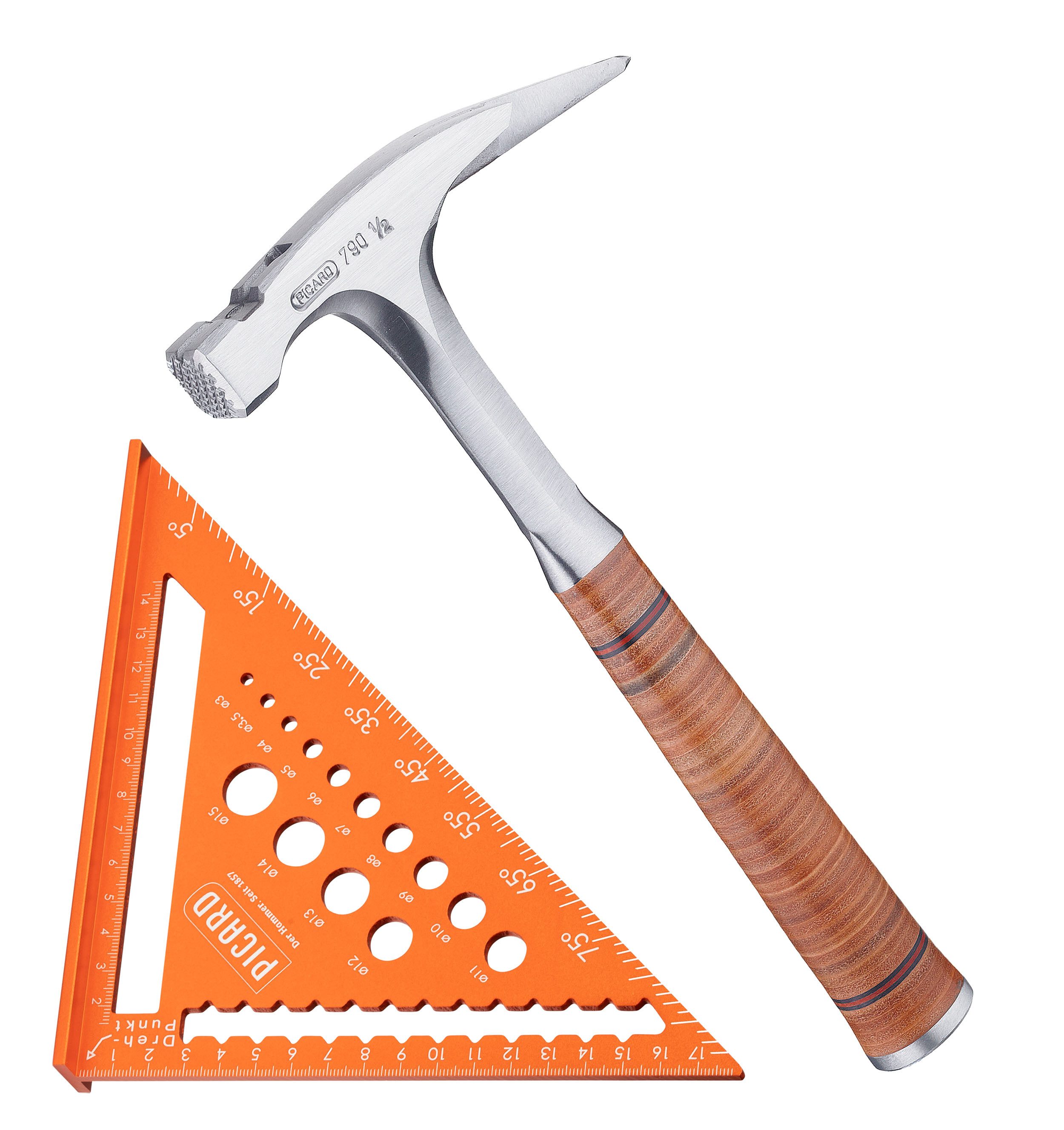 Latthammer DACHKRONE Set 3 – PICARD Ganzstahl-Latthammer Nr. 790 1/2 & Zimmermann