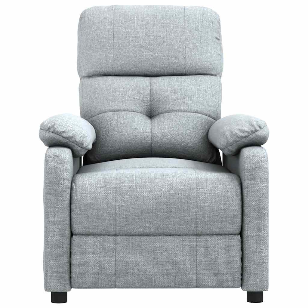 vidaXL Sessel Relaxsessel Hellgrau Stoff (1-St)