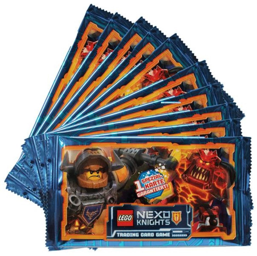 LEGO® Sammelkarte LEGO Nexo Knights - Trading Cards - 10 Booster - Deutsch