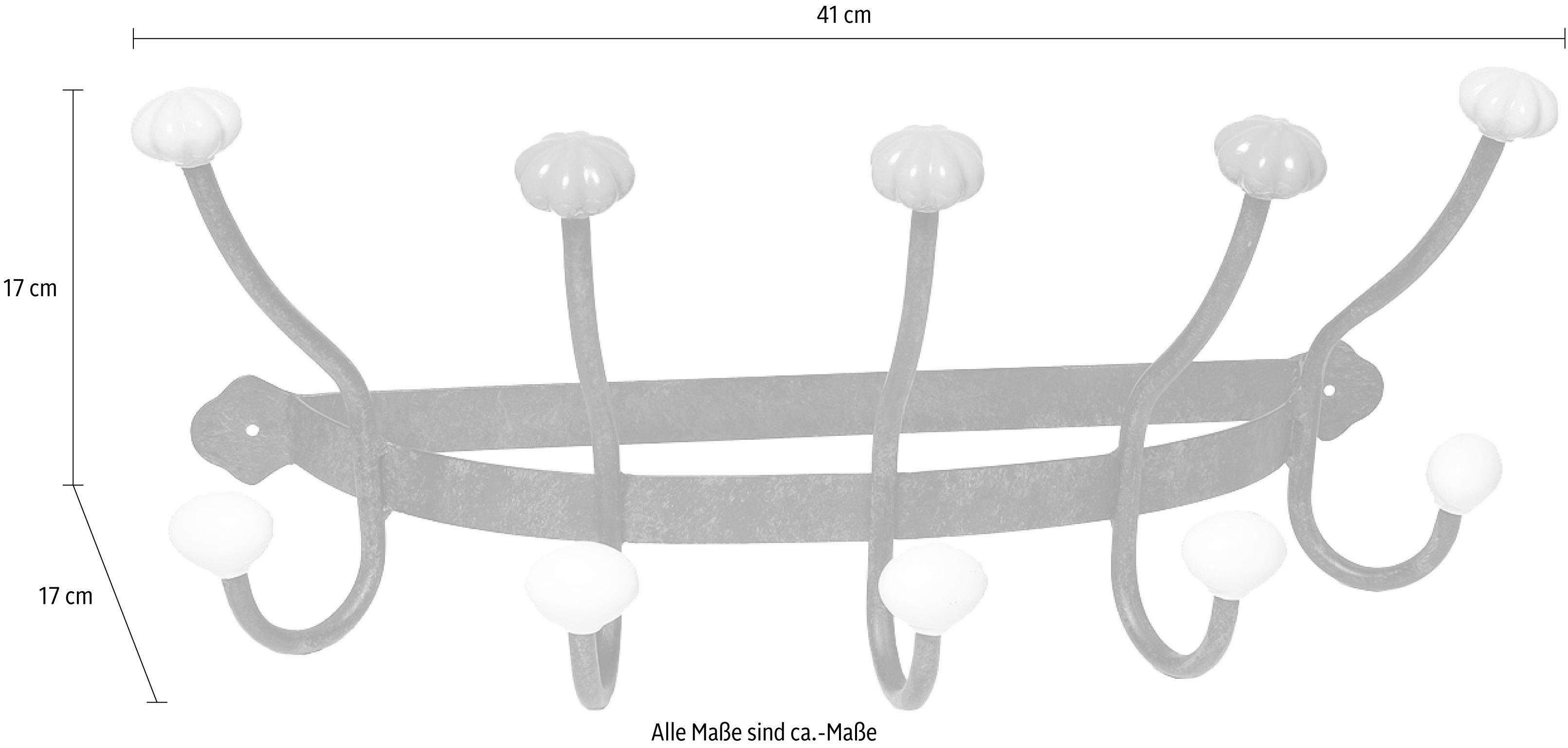 Ambiente Haus Hakenleiste Bunte Mohnblumen günstig online kaufen