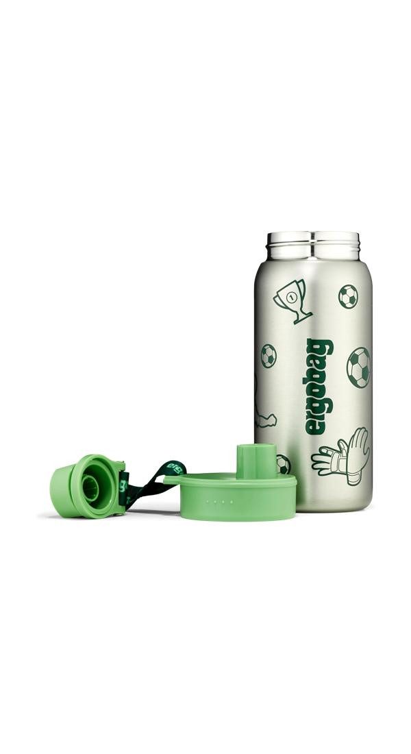 ergobag Trinkflasche Edelstahl Trinkflasche, auslaufsicher und kohlensäuregeeignet