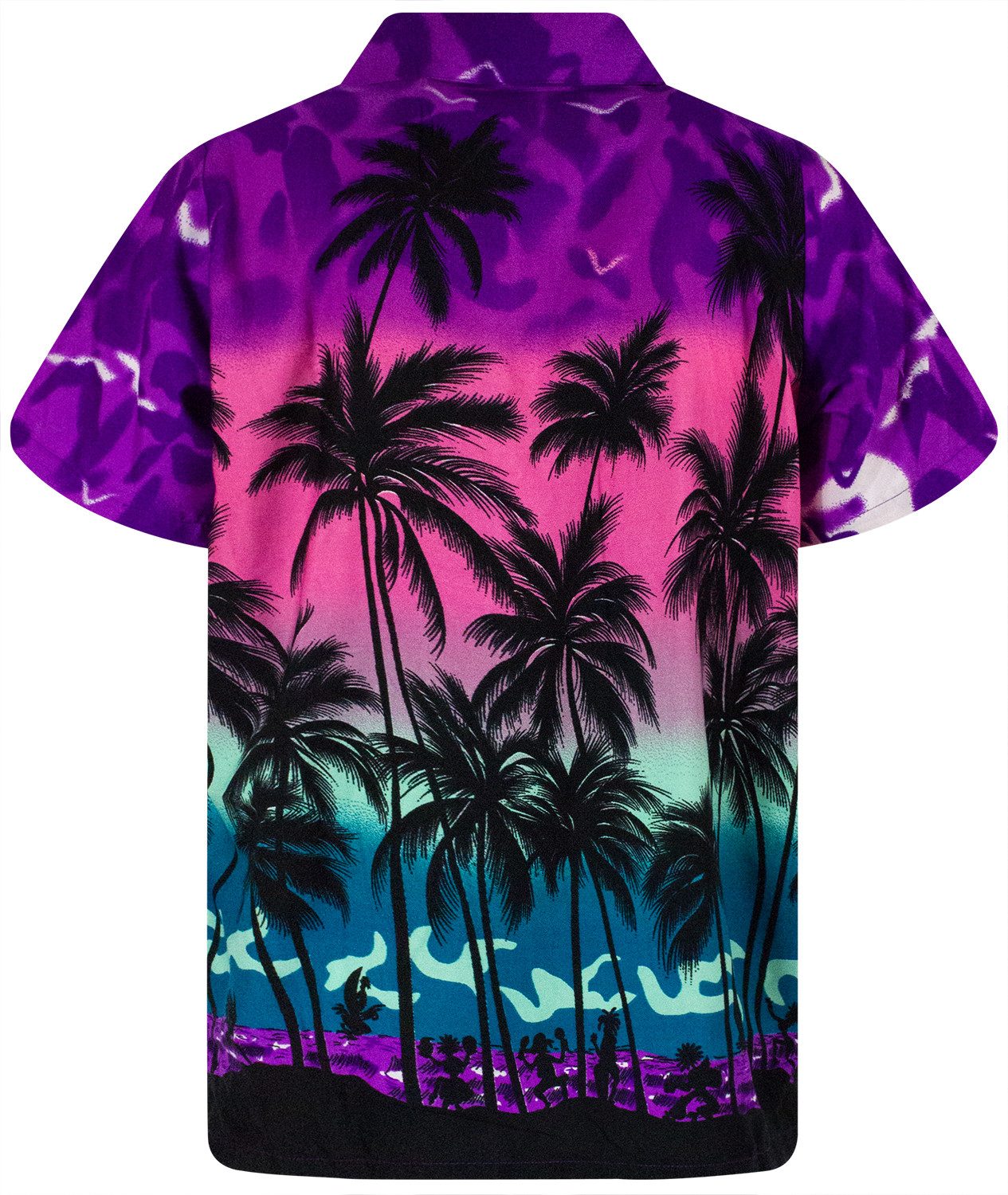 King Kameha Hawaiihemd Beach Eclectic Funky Hawaii-Hemd Herren Kurzarm Fron günstig online kaufen