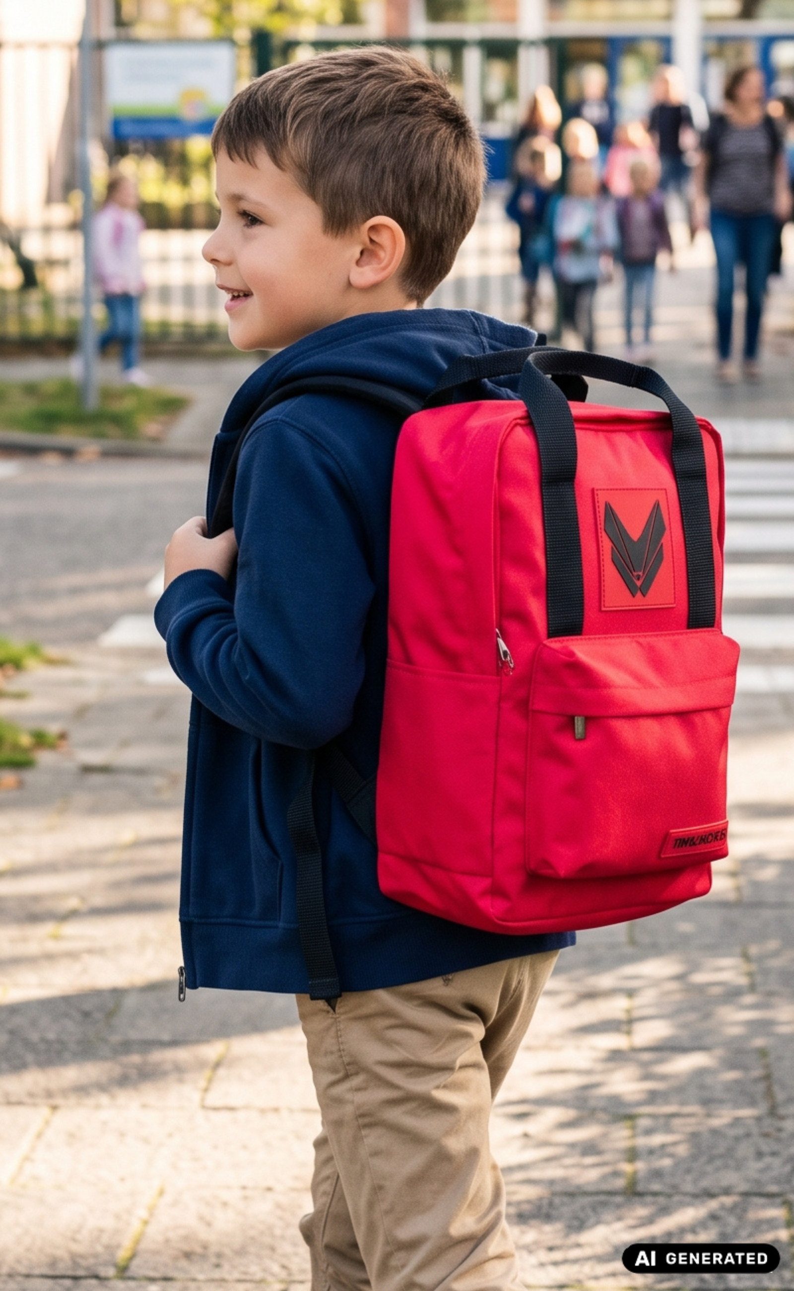 TINYLOADERS Schulranzen Kinderrucksack Kinder Rucksack Backpack Daypack Wanderrucksack, Rucksack Kinder, Kinderrucksack, Boy, Girls, Junge, Mädchen