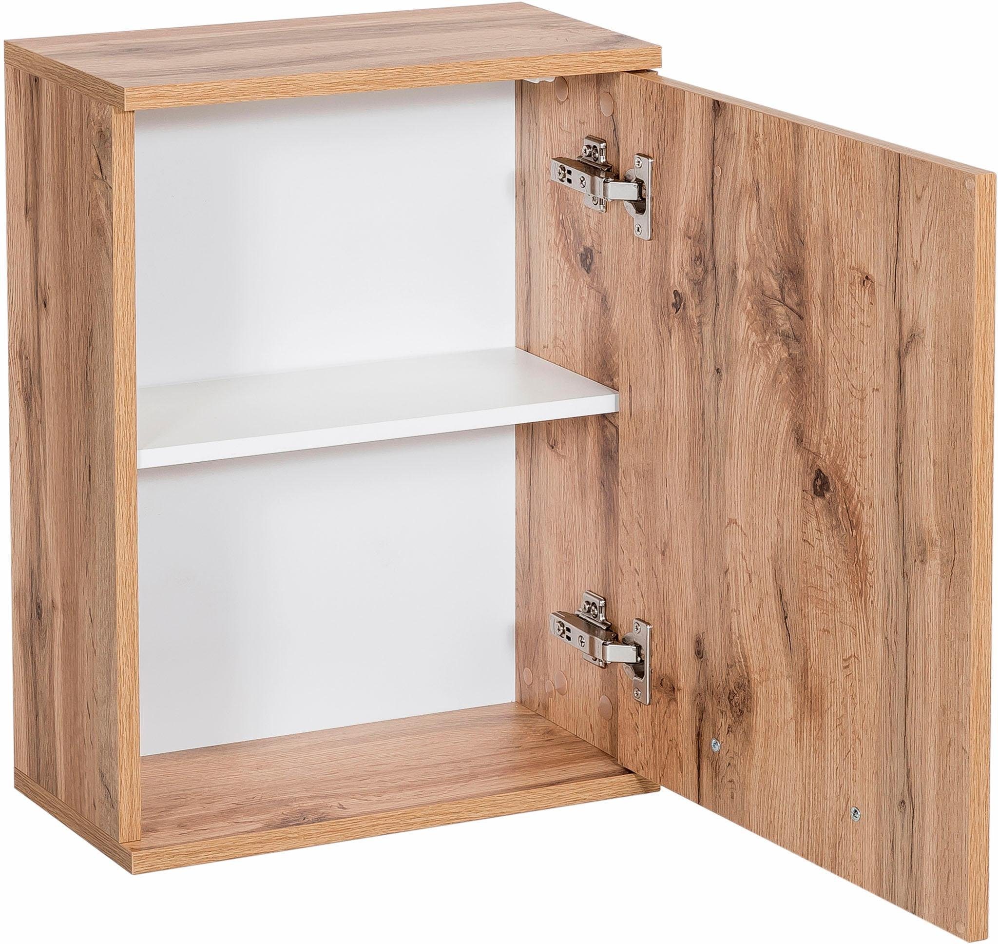 Schildmeyer Hängeschrank Milan Breite 40,5 cm, mit Metallgriffen, Türanschlag wechselbar