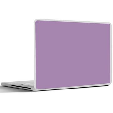 MuchoWow Wandsticker Innenbereich - Violett - Farben - Farbe - Einfarbig (1 St), Laptop Folien Cover, Aufkleber, Sticker Folie, Schutz vor Kratzern