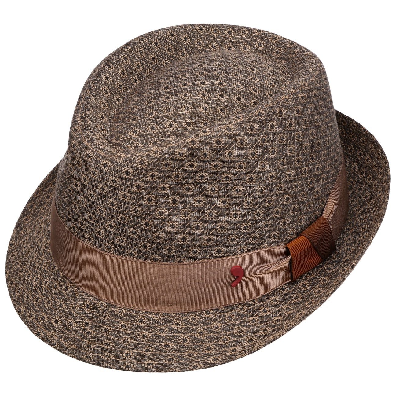 Alfonso D´Este Sonnenhut (1-St) Stofftrilby mit Futter, Made in Italy