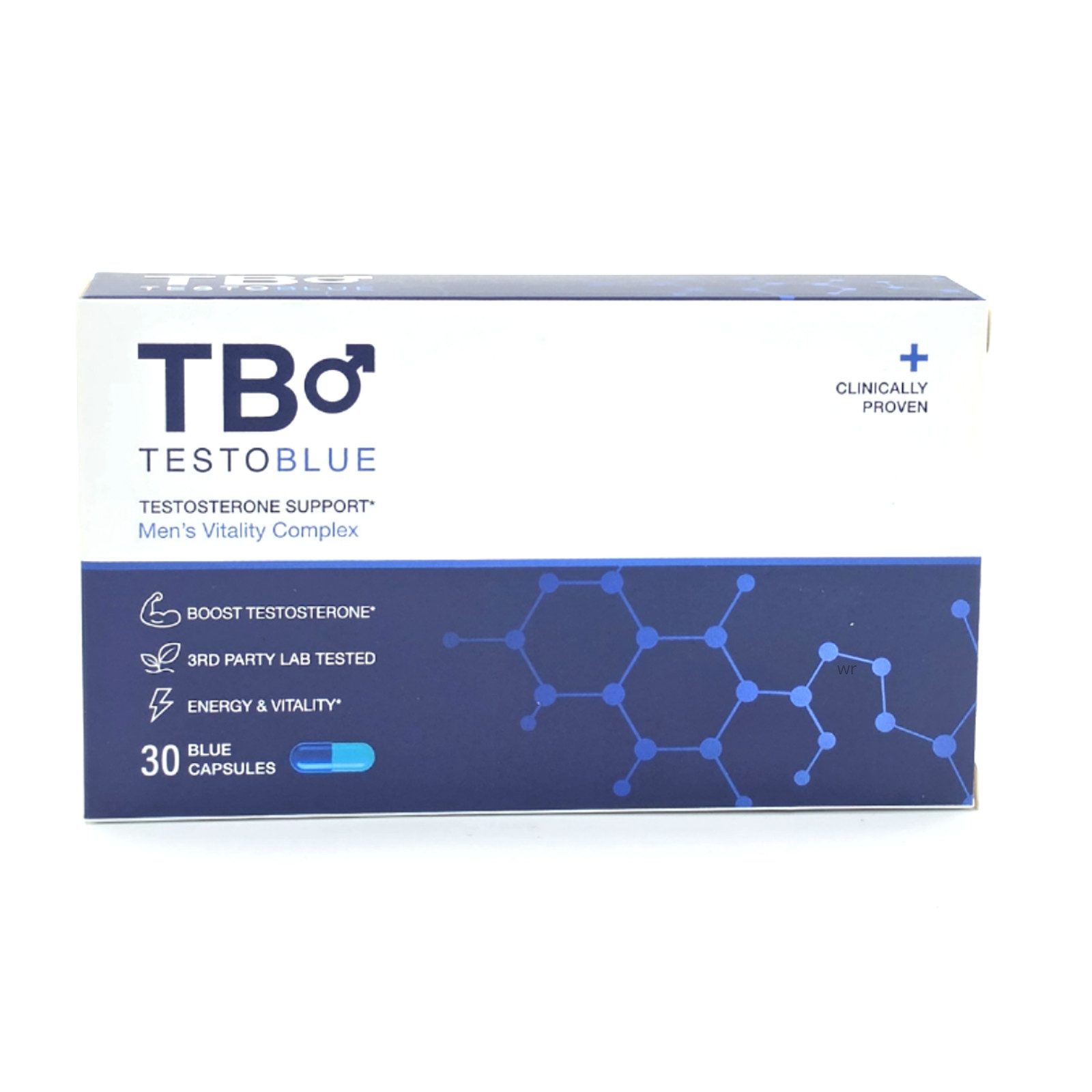 TestoBlue TestoBlue Kapseln, 17 g, 100% Natürlich – Frei von Zusätzen - Vegan
