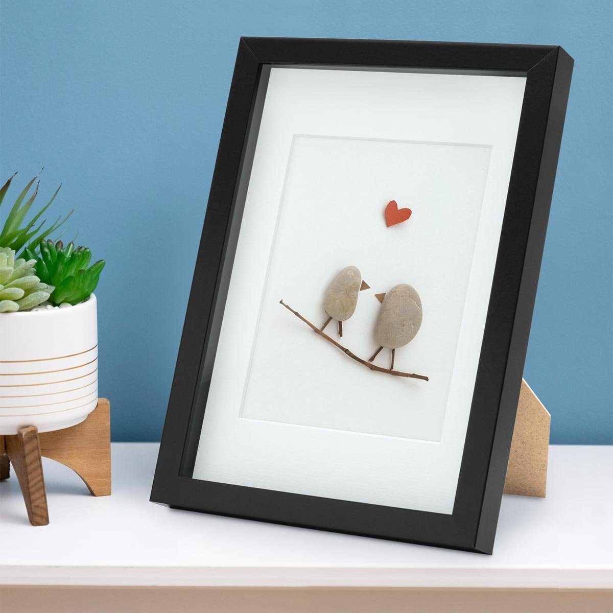 PHOTOLINI Bilderrahmen 3D-Rahmen mit Passepartout / günstig online kaufen