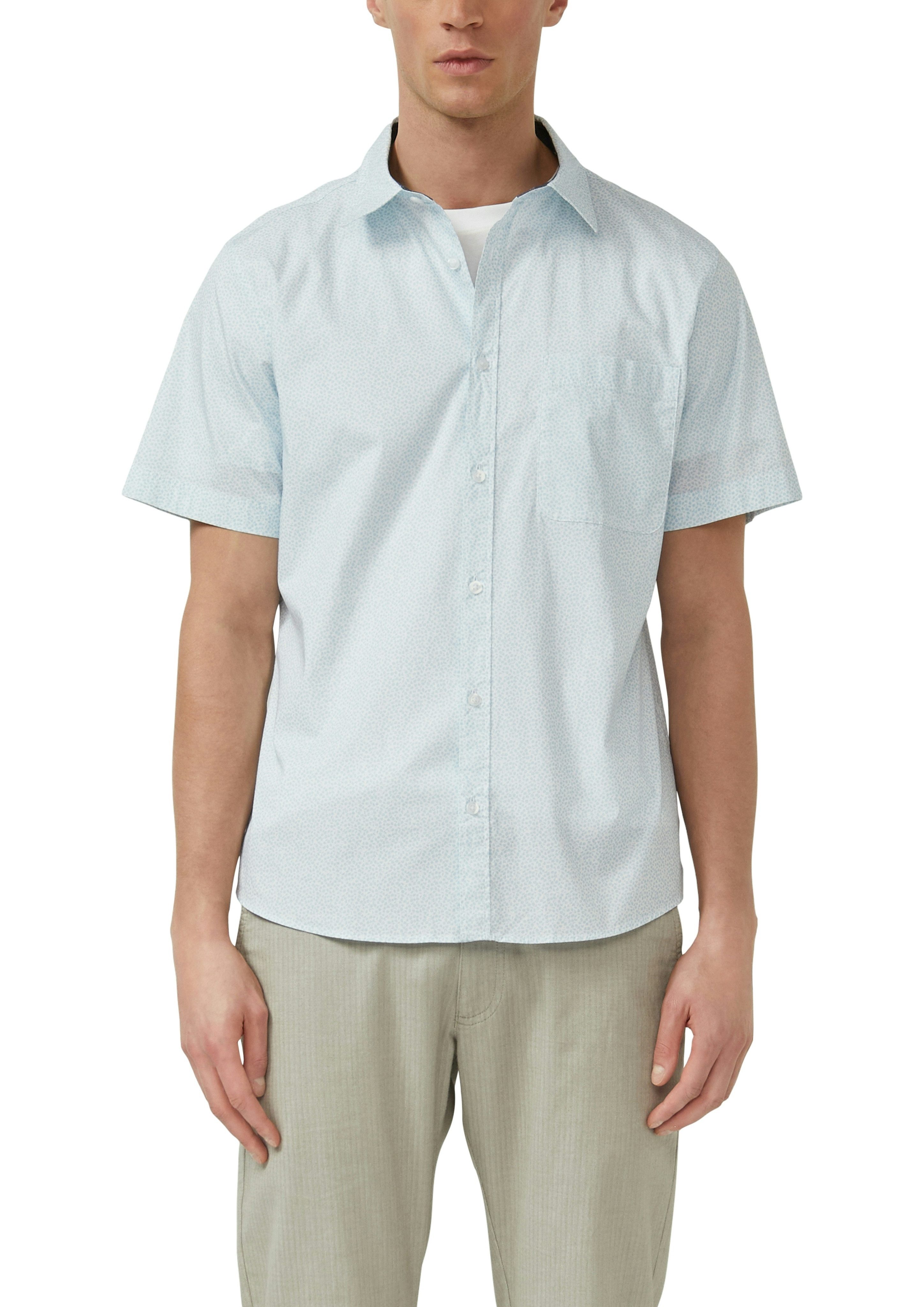 s.Oliver Kurzarmhemd mit Minimal-Muster