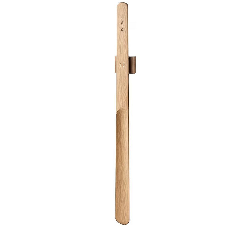 Holz Lichter Schuhlöffel Schuhanzieher Holz lang 55,5 cm verschiedene Varianten, Magnet-Halterung – Massivholz Naturfarbe