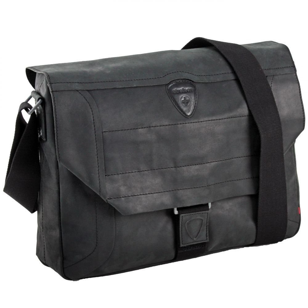 Strellson Messenger Bag »Hunter«, Leder, Verschlussart Klettverschluss