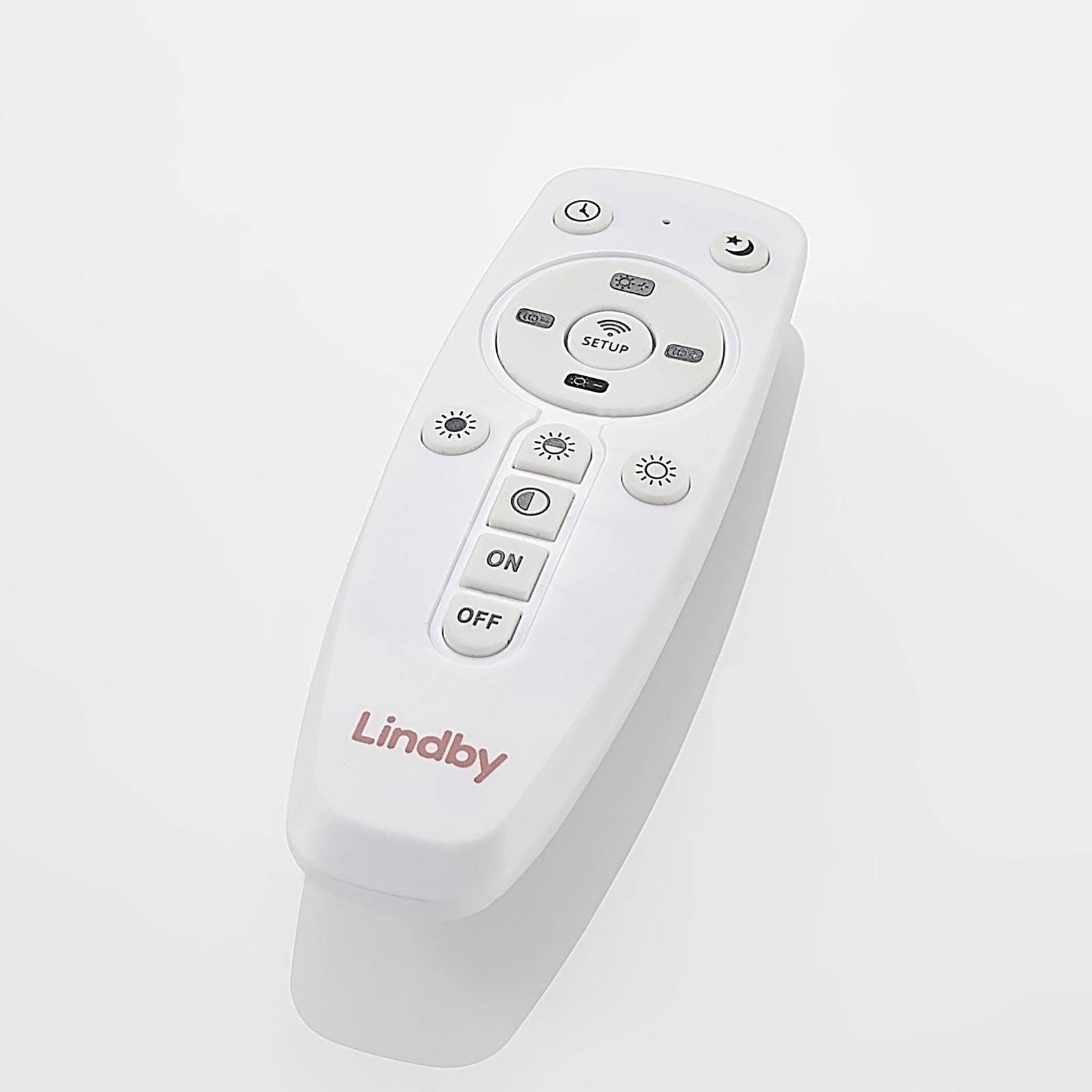 Lindby LED Deckenleuchte Nelios, dimmbar, warmweiß verbaut, LED-Leuchtmittel tageslicht, 1 weiß, Farbwechsel Schwarz, inkl. flammig, Modern, / Aluminium, fest Kunststoff