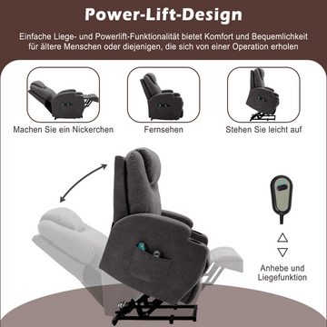 autolock Massagesessel Elektrisch verstellbarer Massagesessel für ältere Menschen