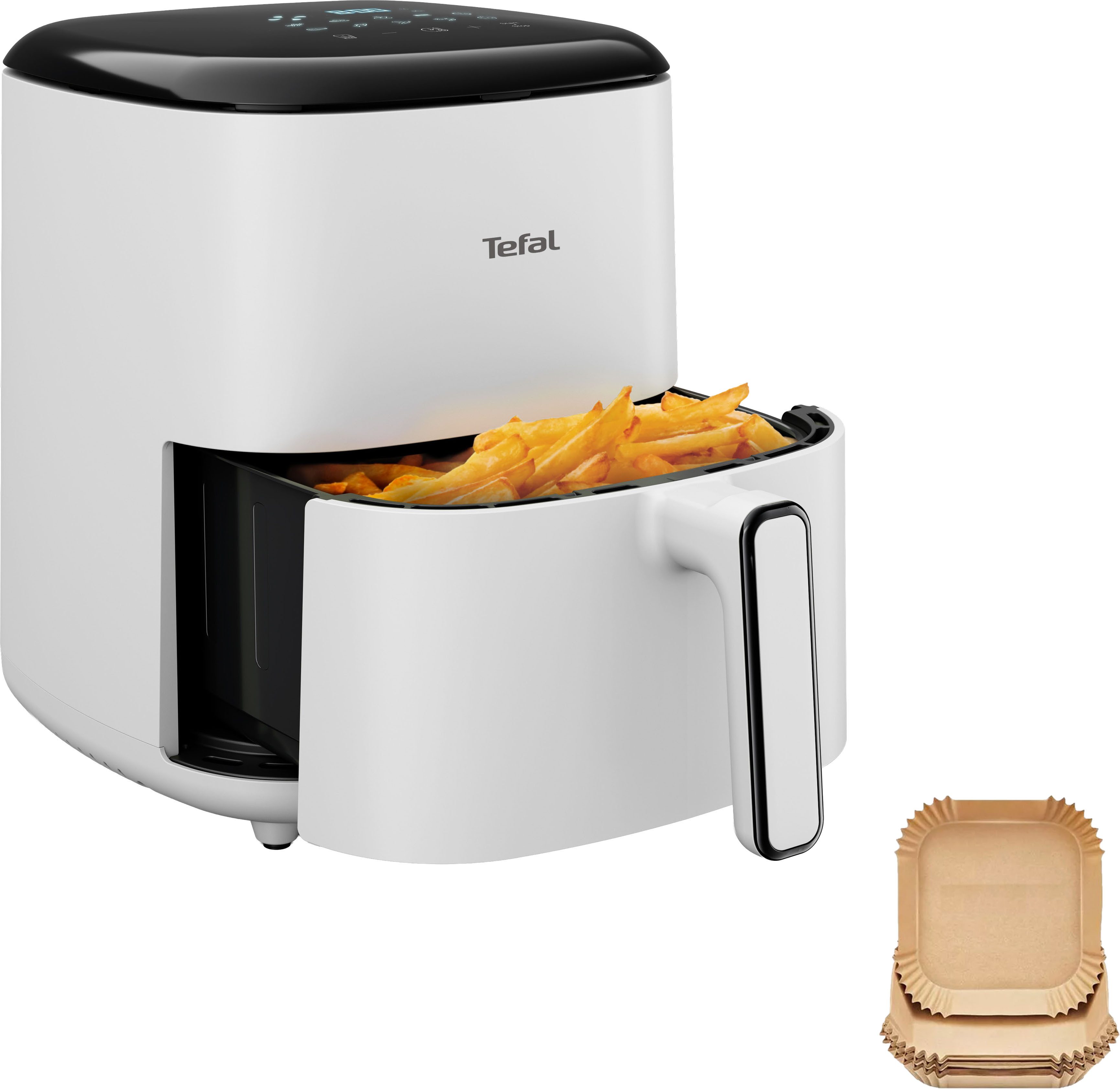 Tefal Heißluftfritteuse Easy Fry Pop EY245G, 1500 W, spart Zeit & Energie, intuitiver Touchscreen, 10 Programme