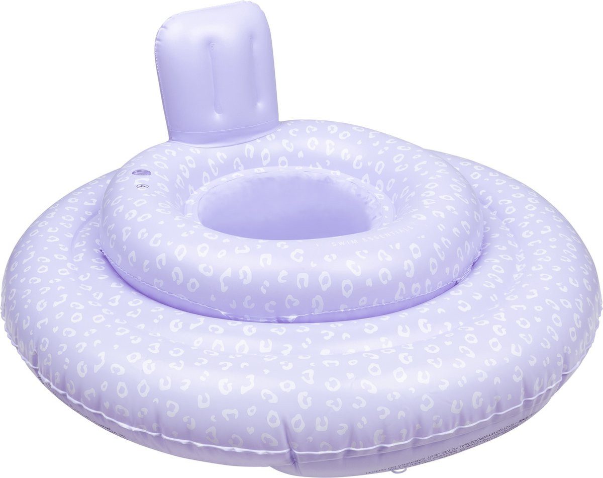 Swim Essentials Schwimmring Swim Essentials Baby Schwimmring Lila Leopard 69 cm