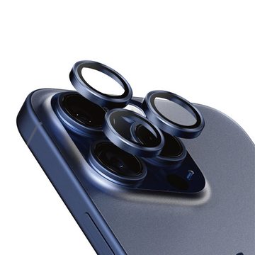 PanzerGlass Hoops Camera Protector Titanium für Apple iPhone 15 Pro, Apple iPhone 15 Pro Max, Kameraschutzglas